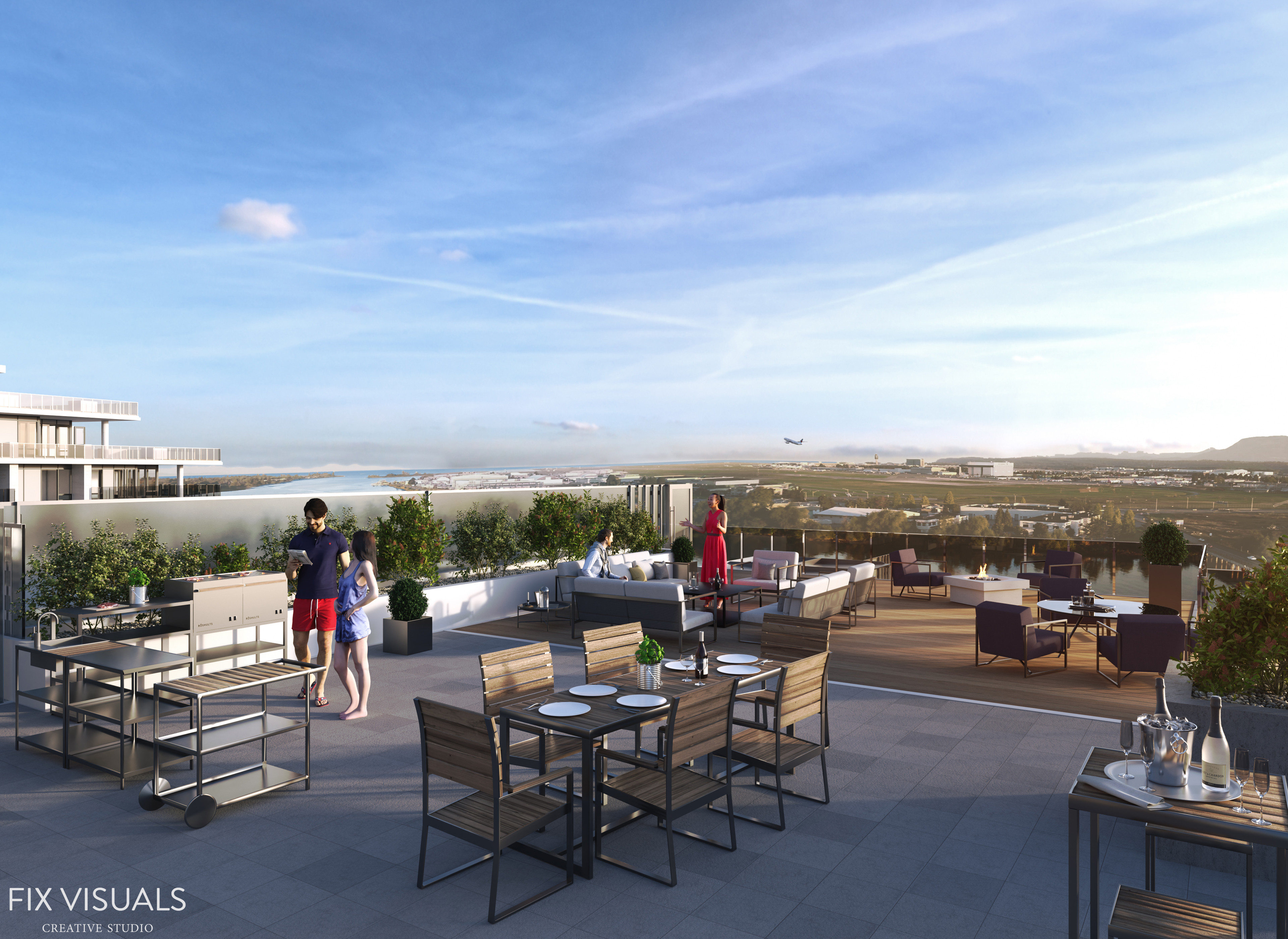 Exterior terrace