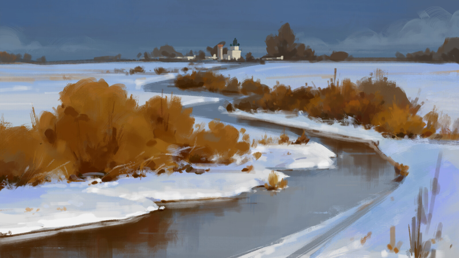 Environment Sketch- Snow