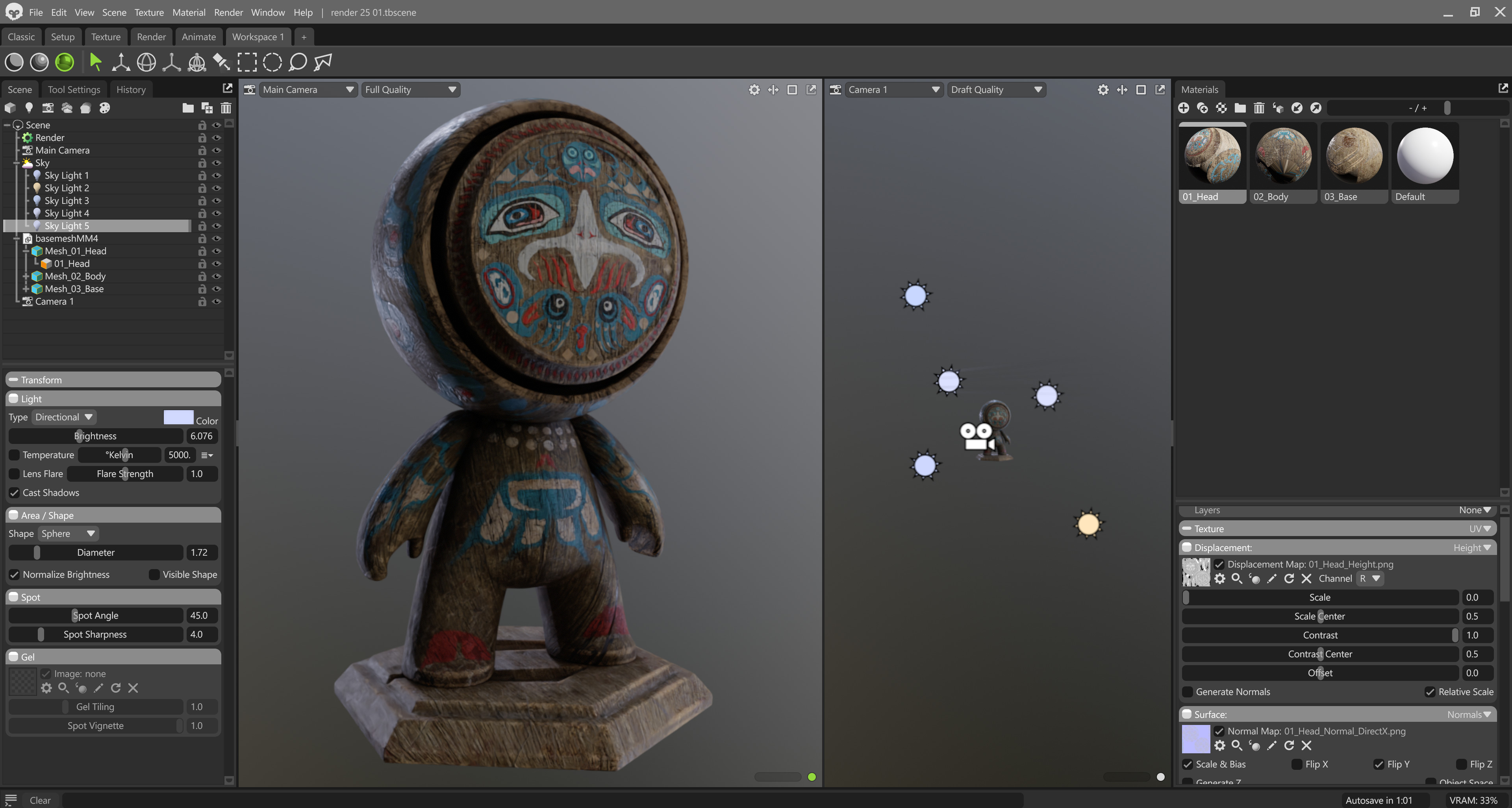 Render in Marmoset 5