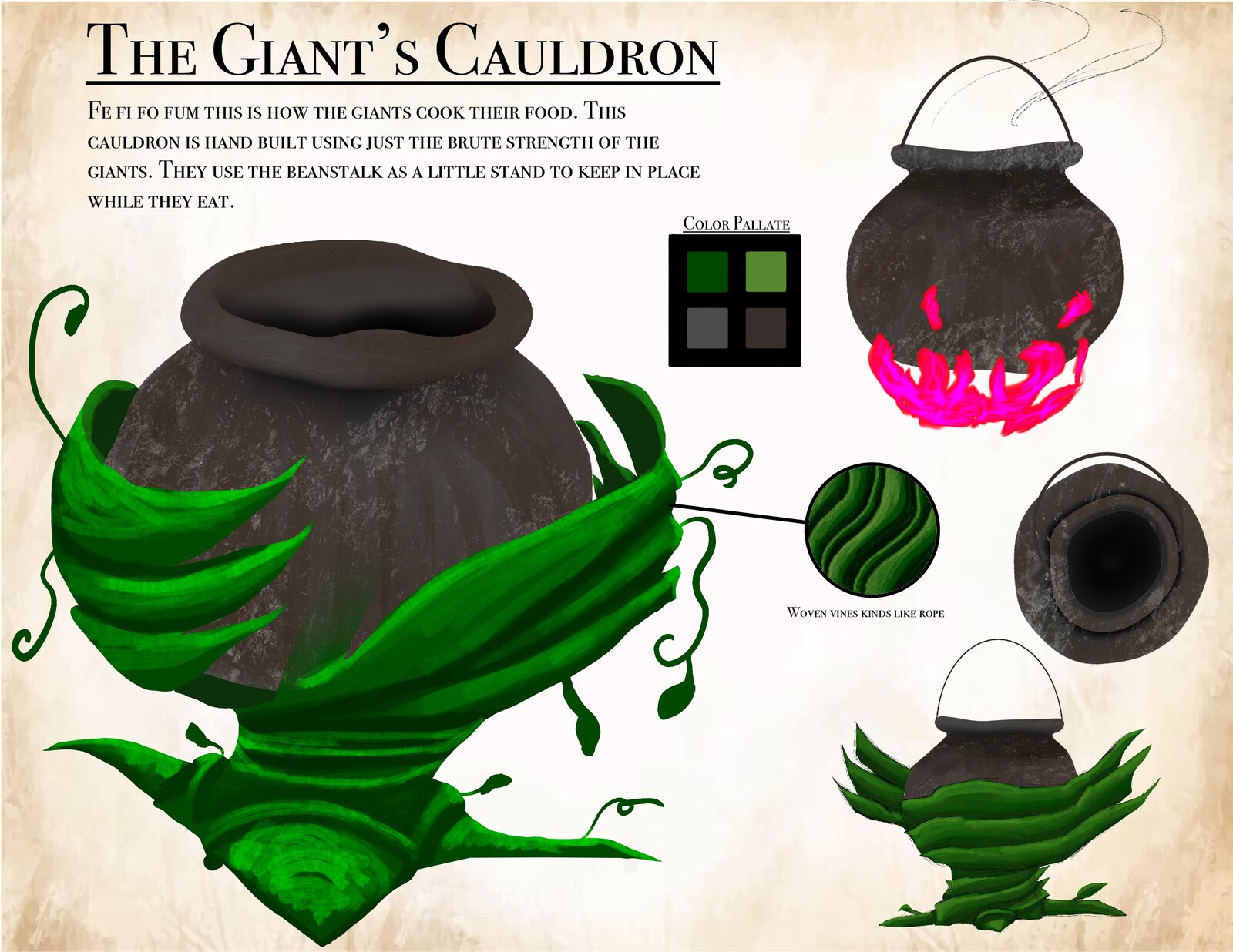 The Giant’s Cauldron – Jack and the Beanstalk Asset Pack