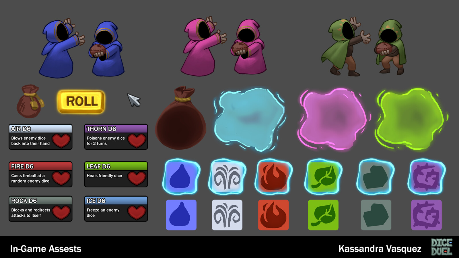 In-game assets along with a green character that were weren't able to get into the game in time! Hopefully we can soon!