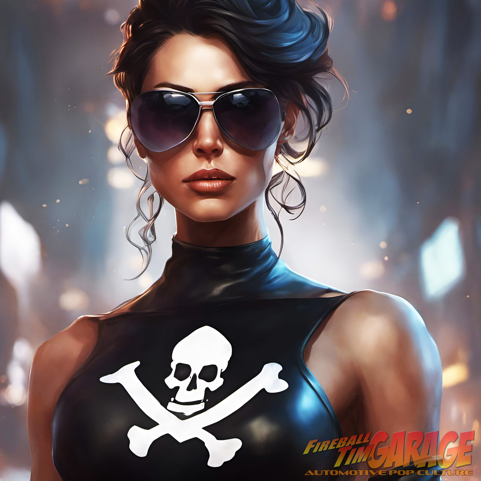 Punisher Pinup Art by Fireball Tim