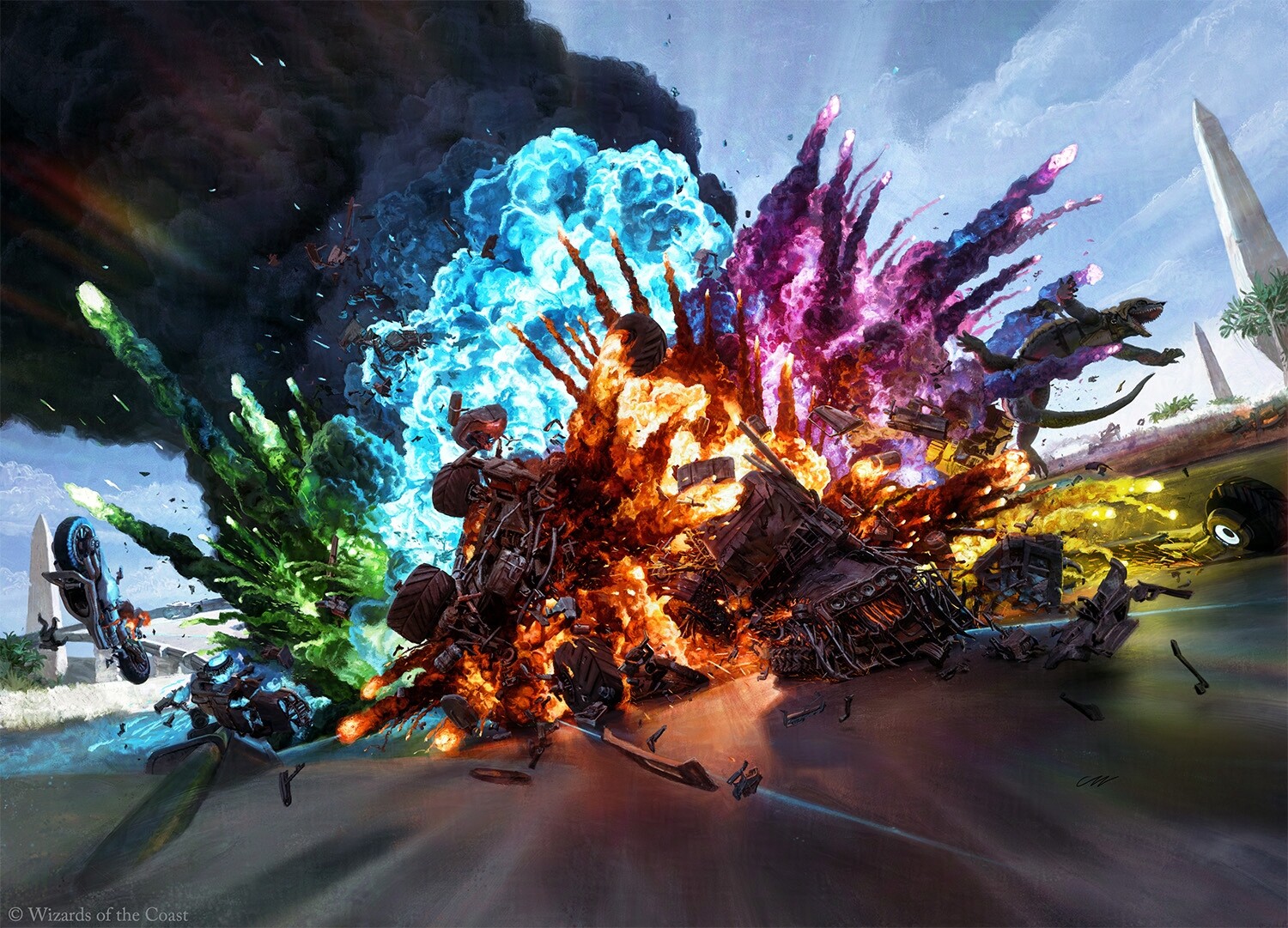 Spectacular Pileup