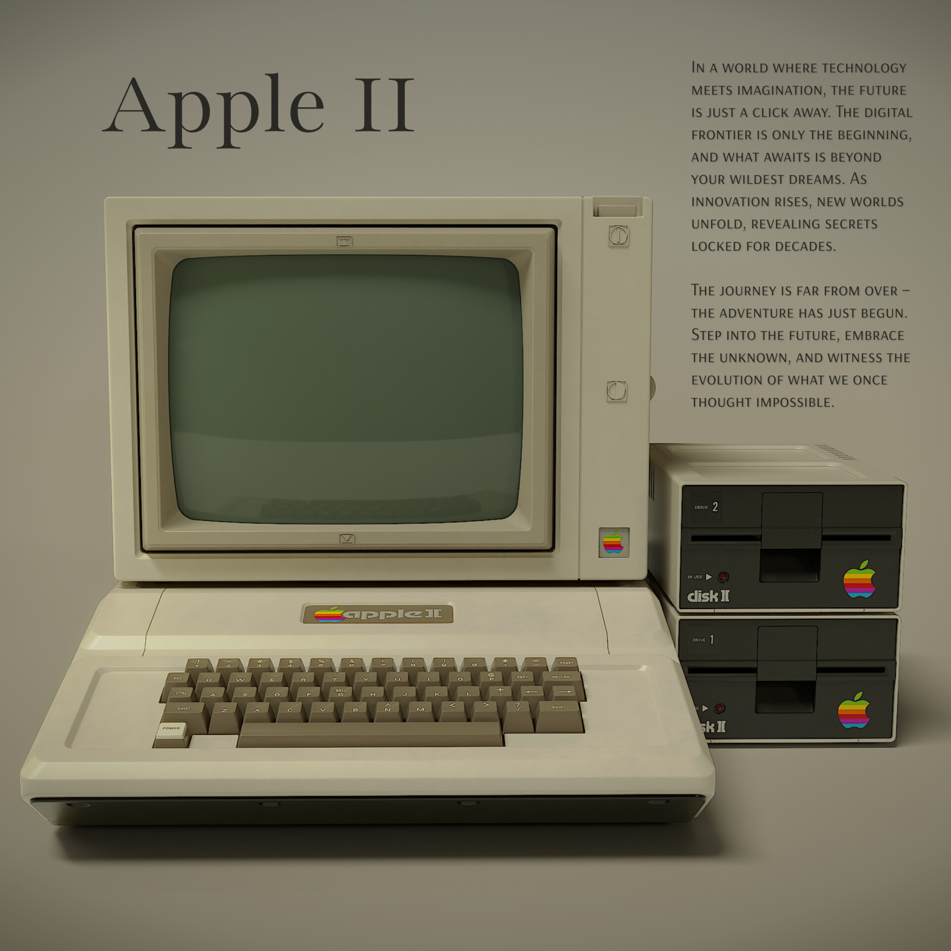 ArtStation - Apple II Computer