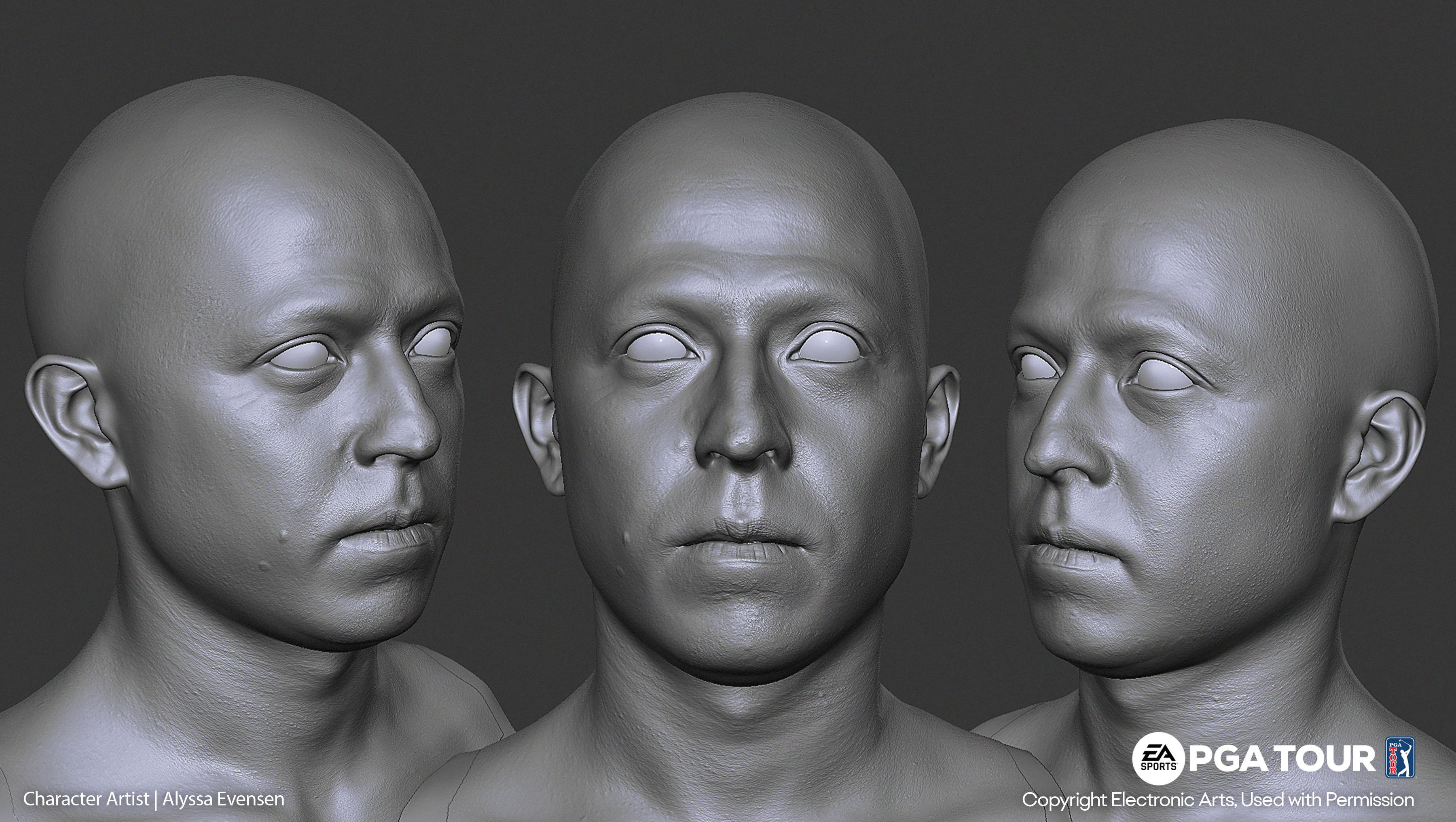 Xander Schauffele sculpt