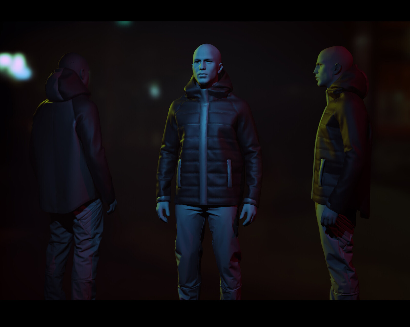 Marvelous Coat study (Marmoset Render)