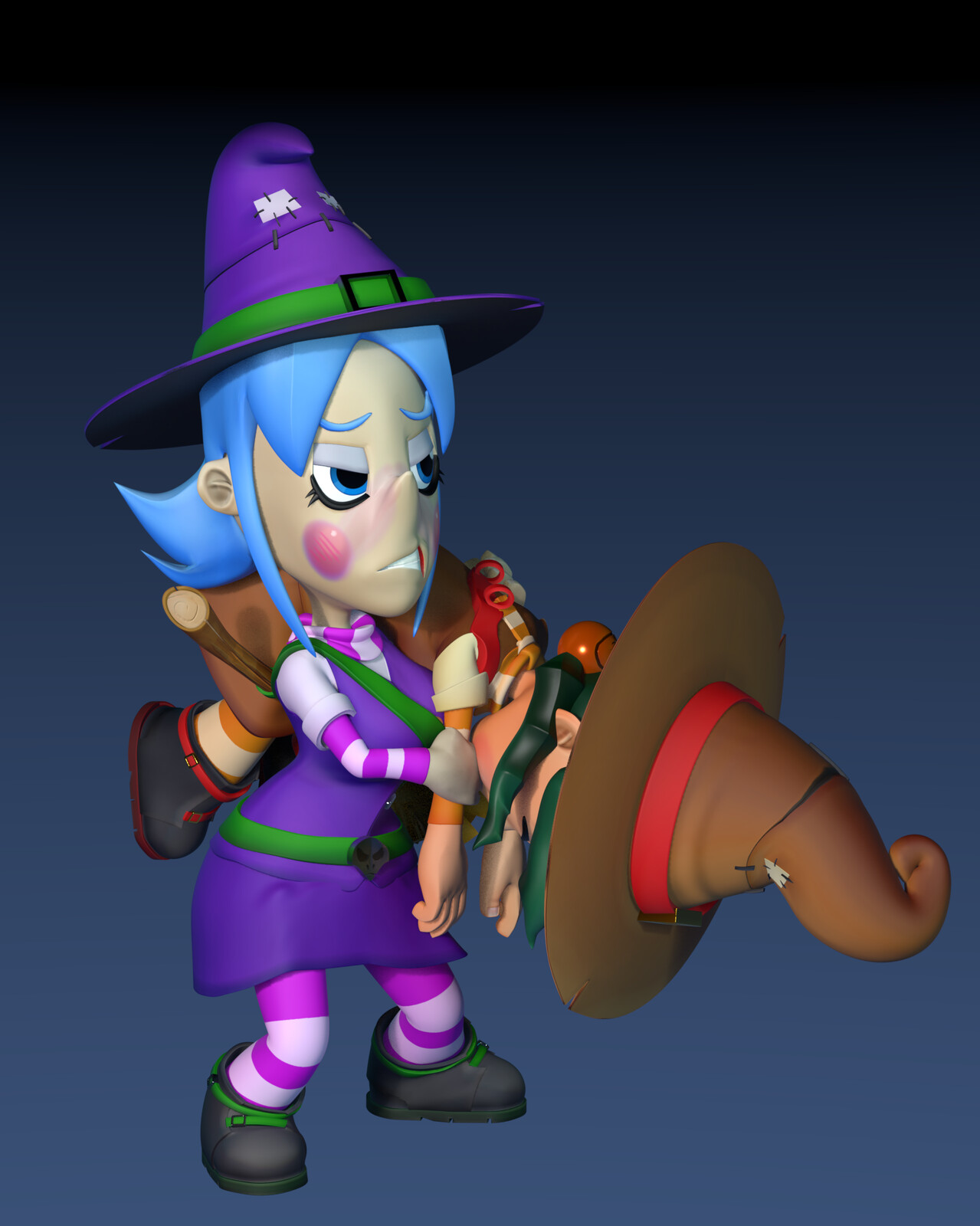 Carrying downed sister