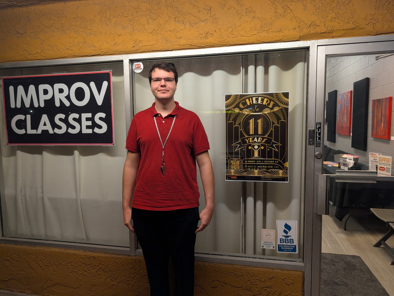 Proof that my 11th Anniversary Poster was printed and showcased.
