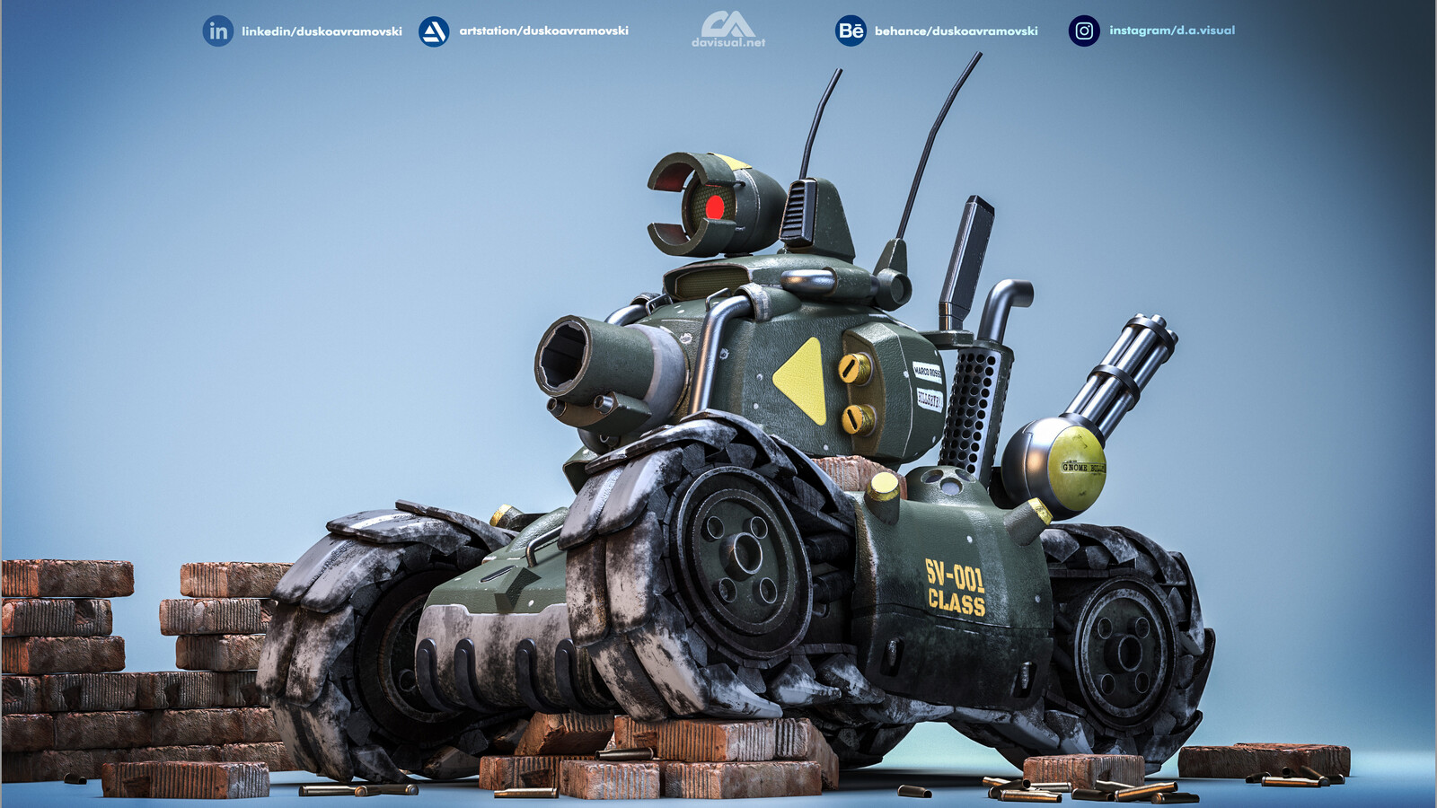 Metal Slug SV-001 3D model - Dushko Avramovski