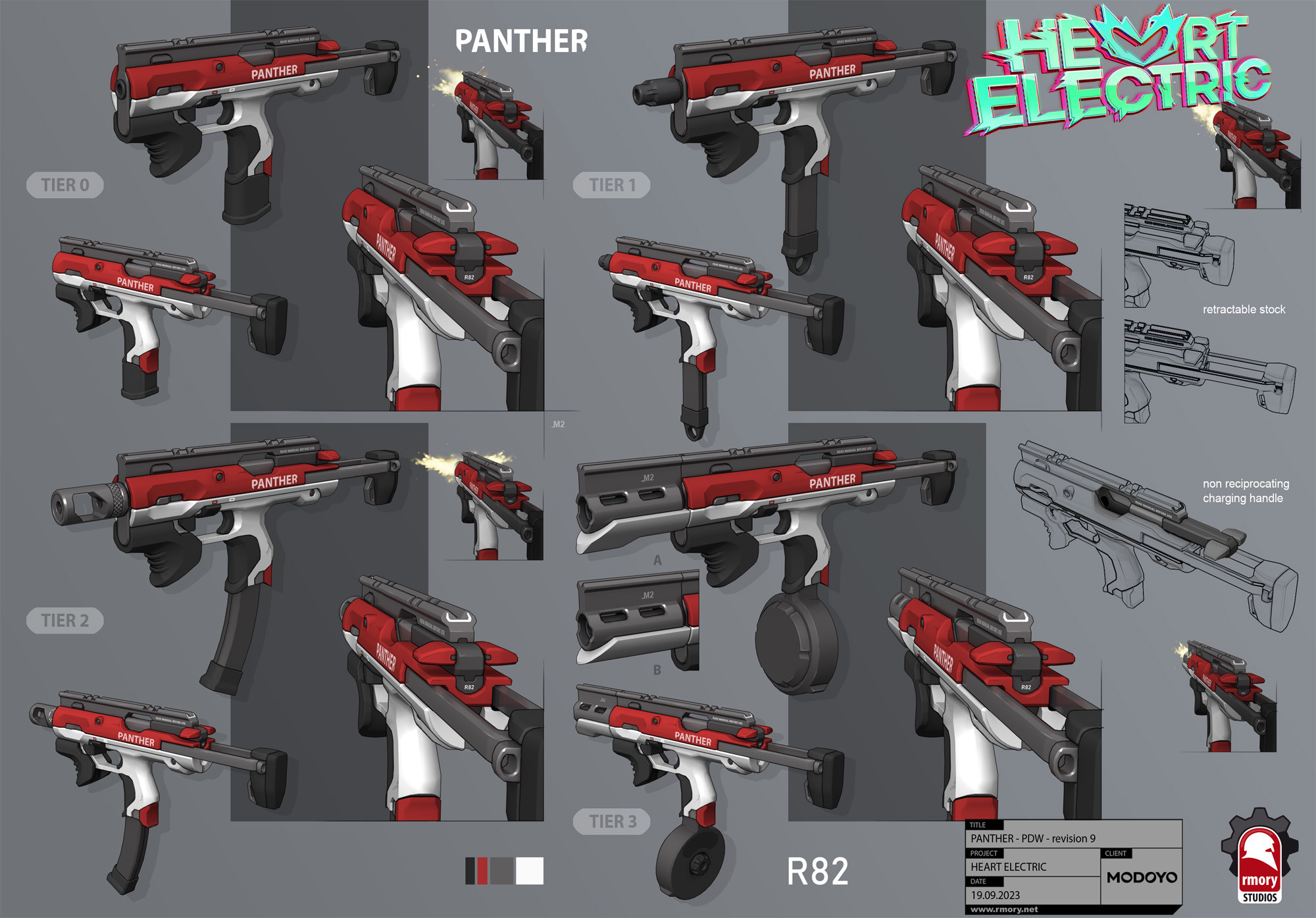 HEART ELECTRIC - Panther PDW - rmory studios