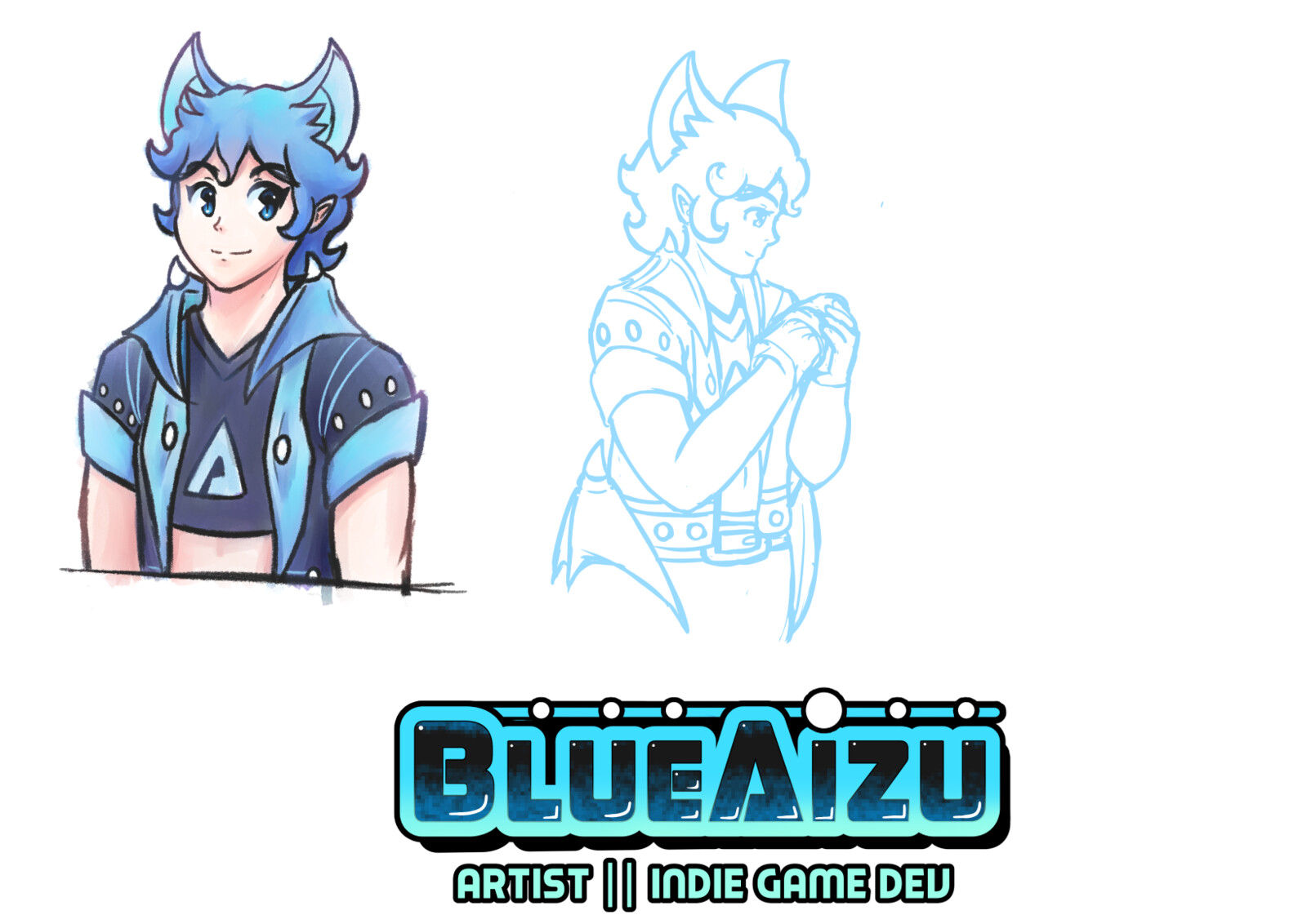 Early sketches and logo