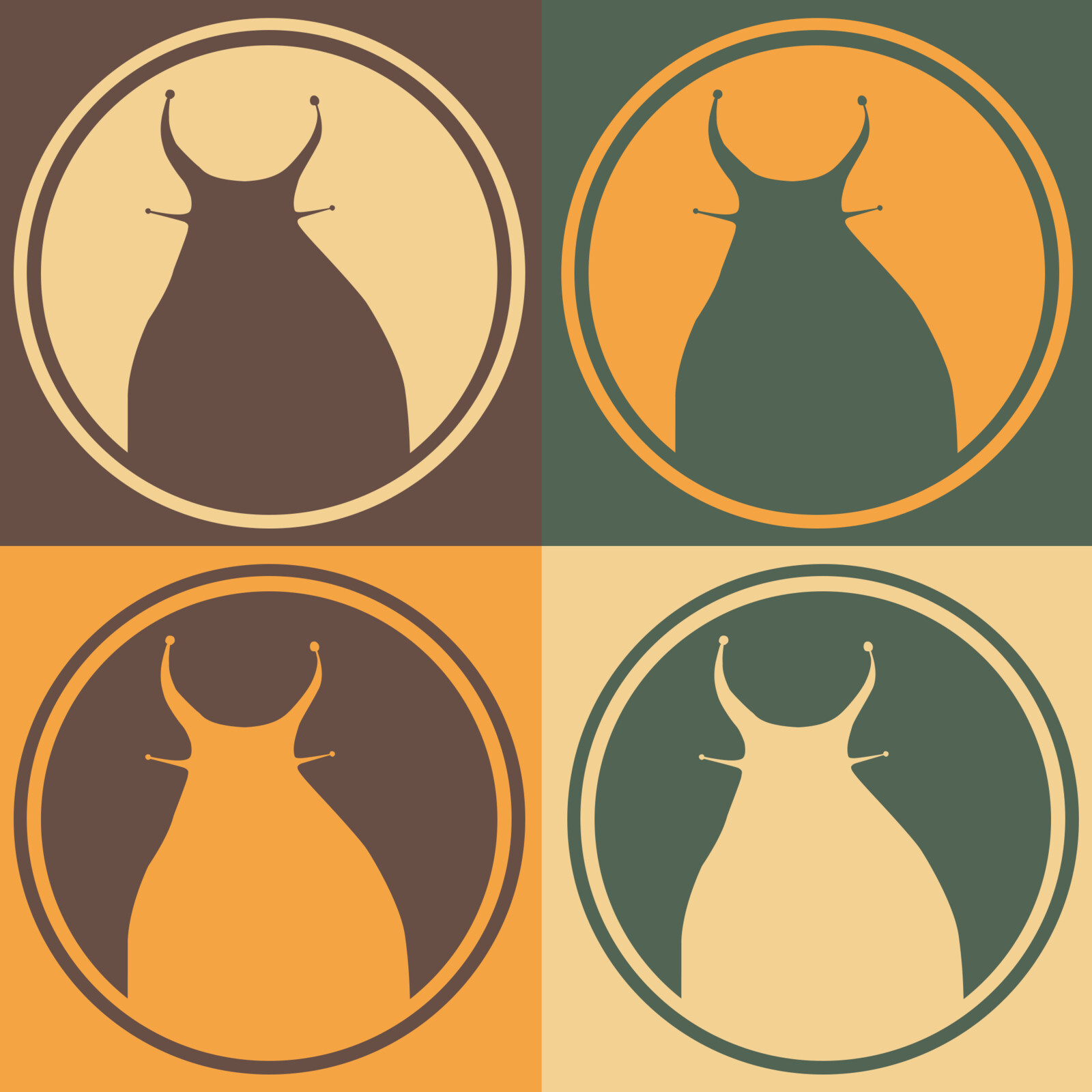 Collection of Roundels. Primarily used for merchandise and social medi.