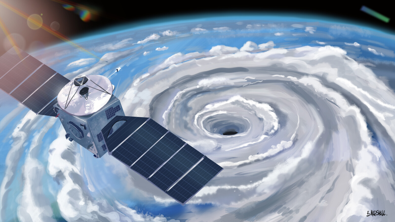 Satellite- Background Design 
