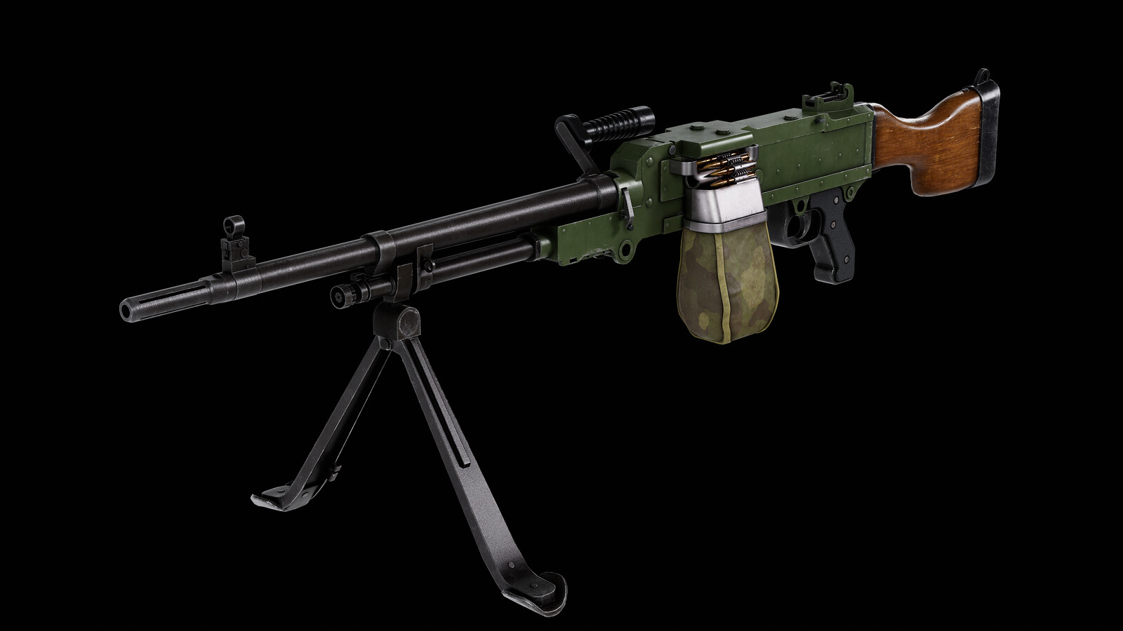 The Swedish light machine gun KSP 58.