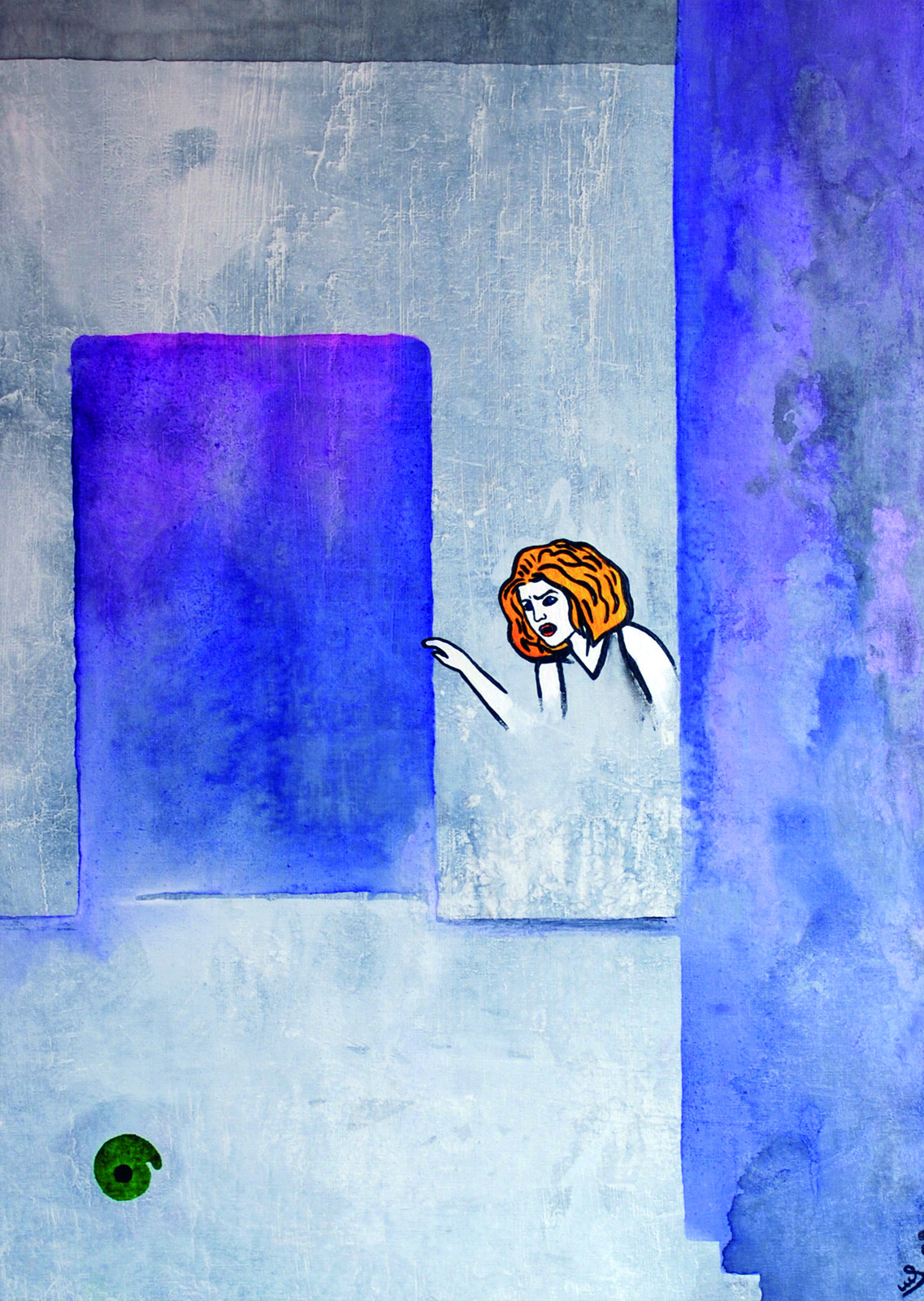 Searching in the grey building