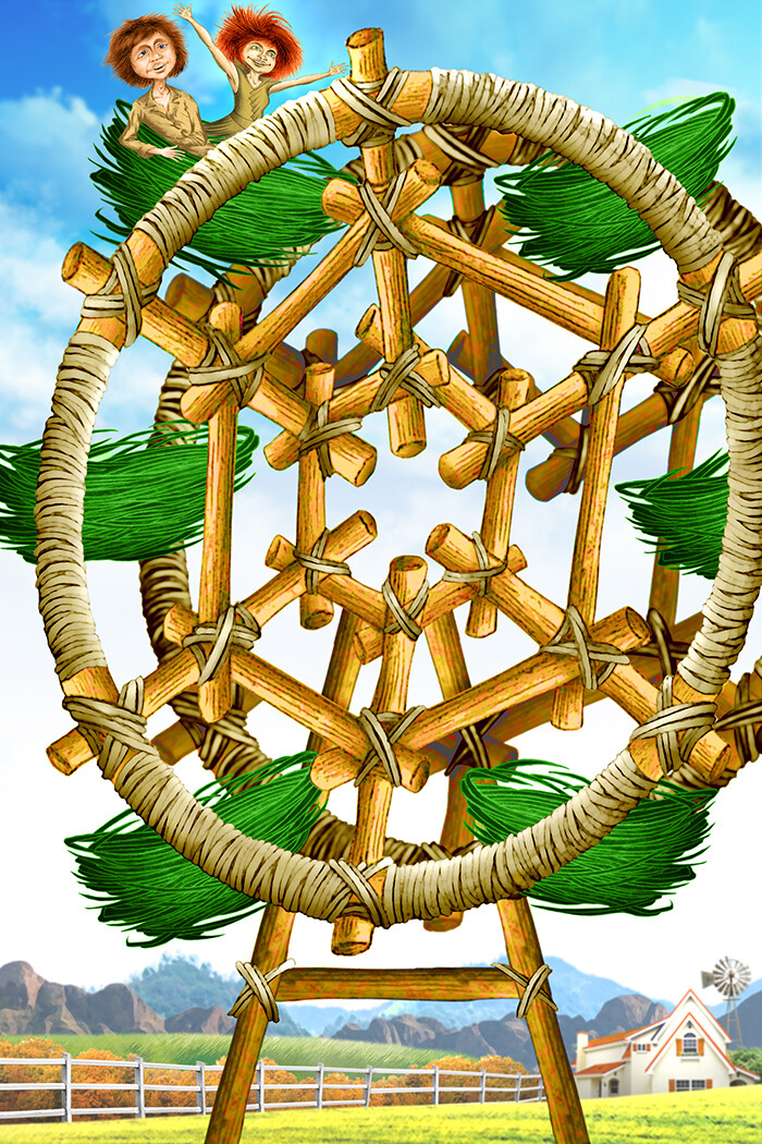 Illustration for 'Snip &amp; Bittersweet', a children's book written by Amy Laundrie, writer at Macmillan.