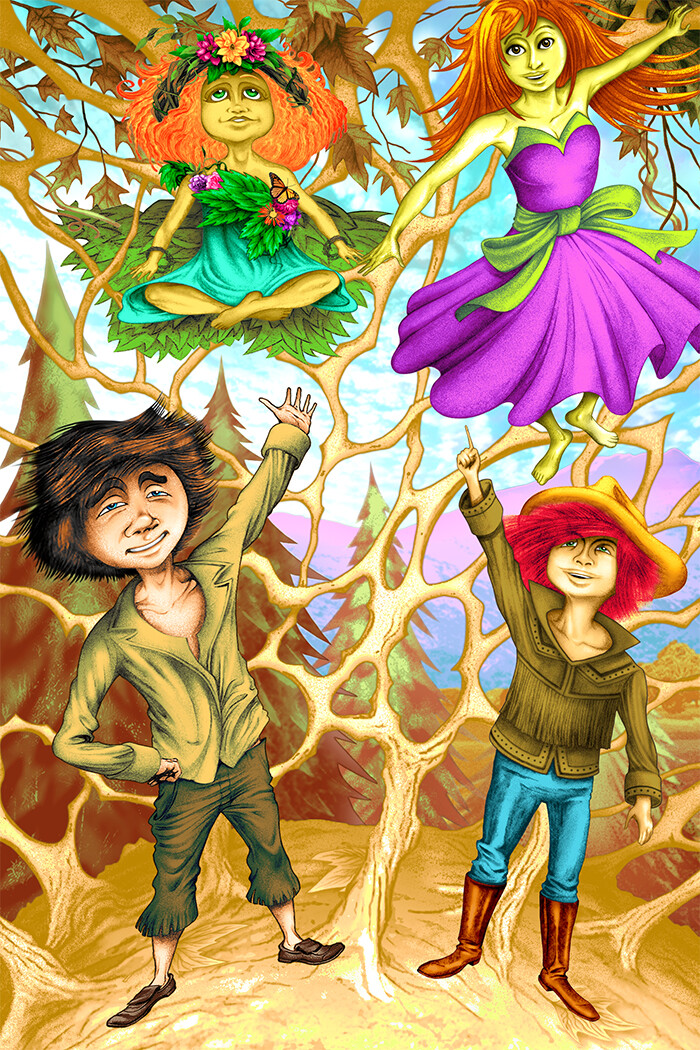 Illustration for 'Snip &amp; Bittersweet', a children's book written by Amy Laundrie, writer at Macmillan.