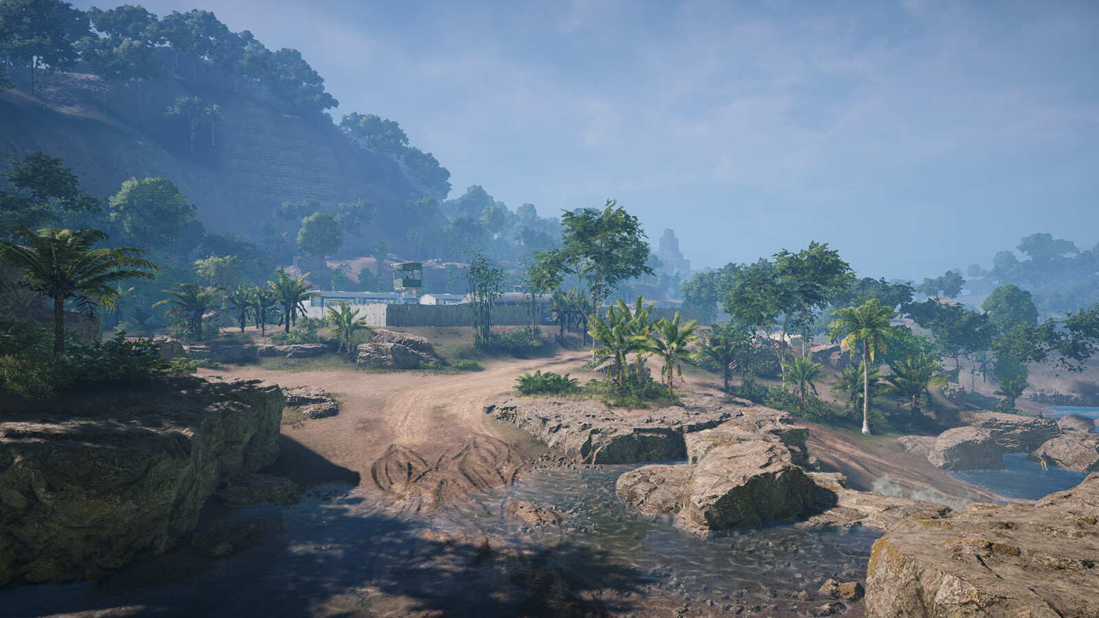 The in between areas also received their unique features in order to make them stand out visually and help the player better orient around.