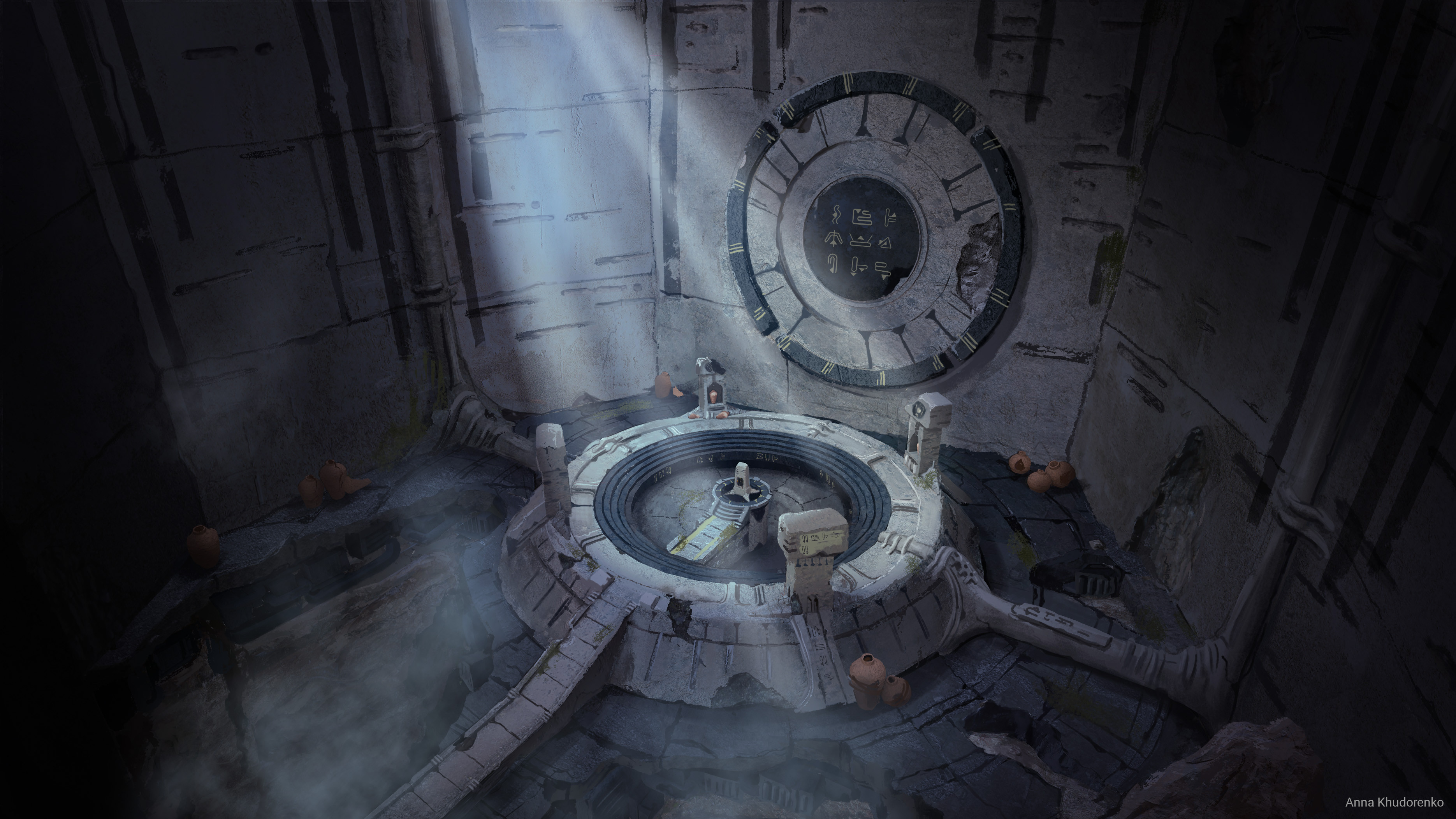 Interior lit as during gameplay