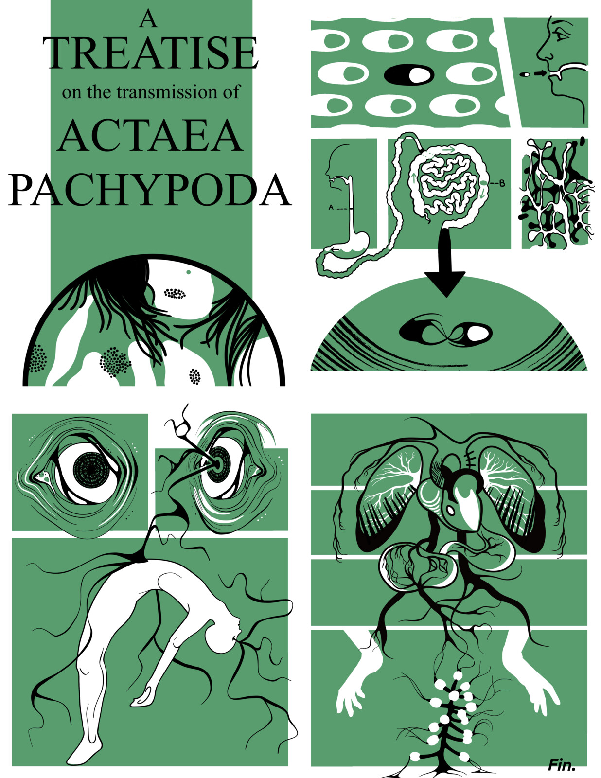 Scientific Illustrative Comic