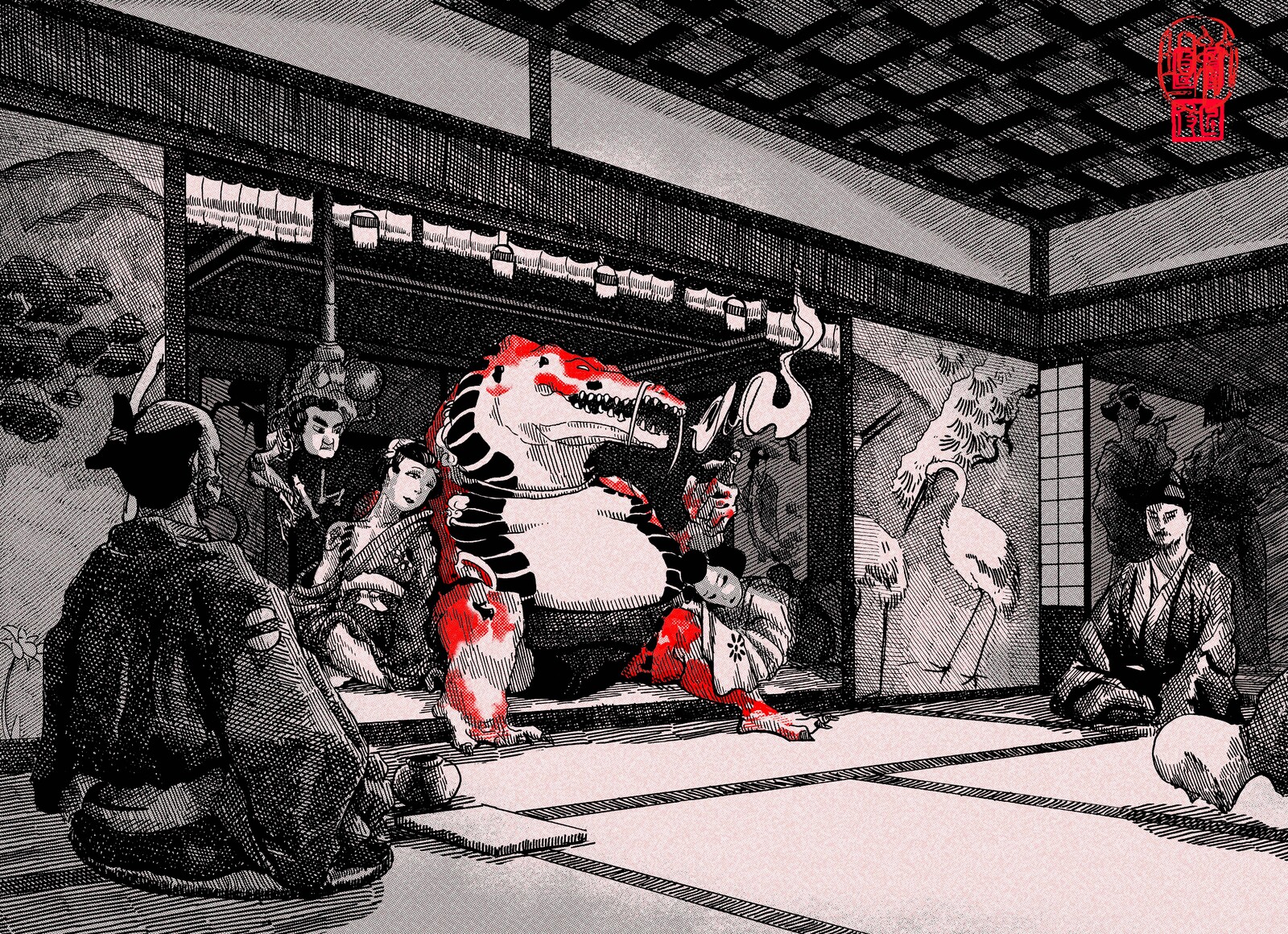Clan Najimu meeting at the Red Light District