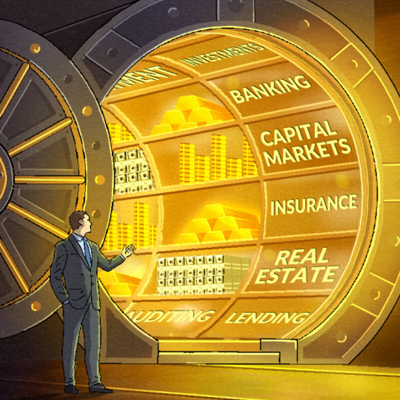 "TradFi" Trading Card Illustration by Erki Schotter