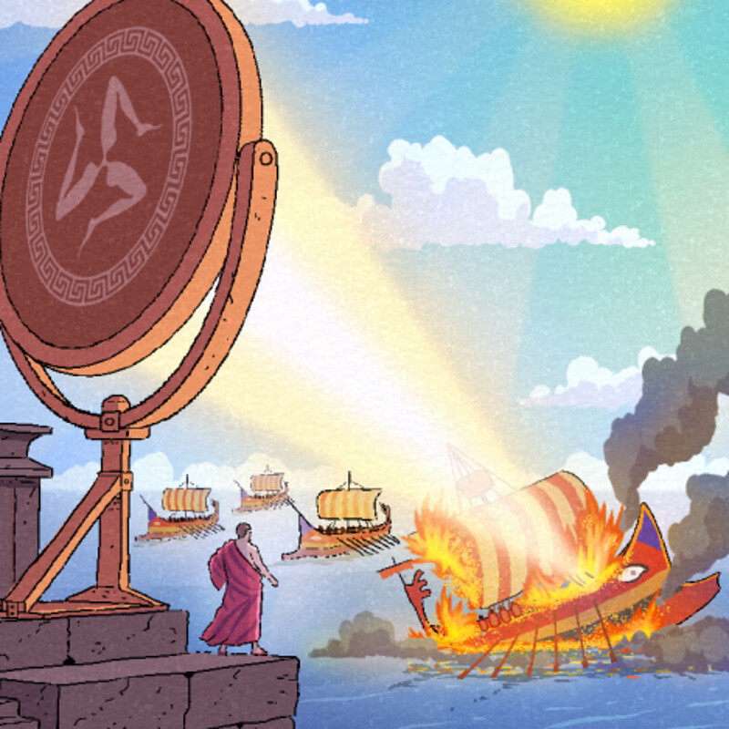 "Archimedes" Trading Card Art by Erki Schotter