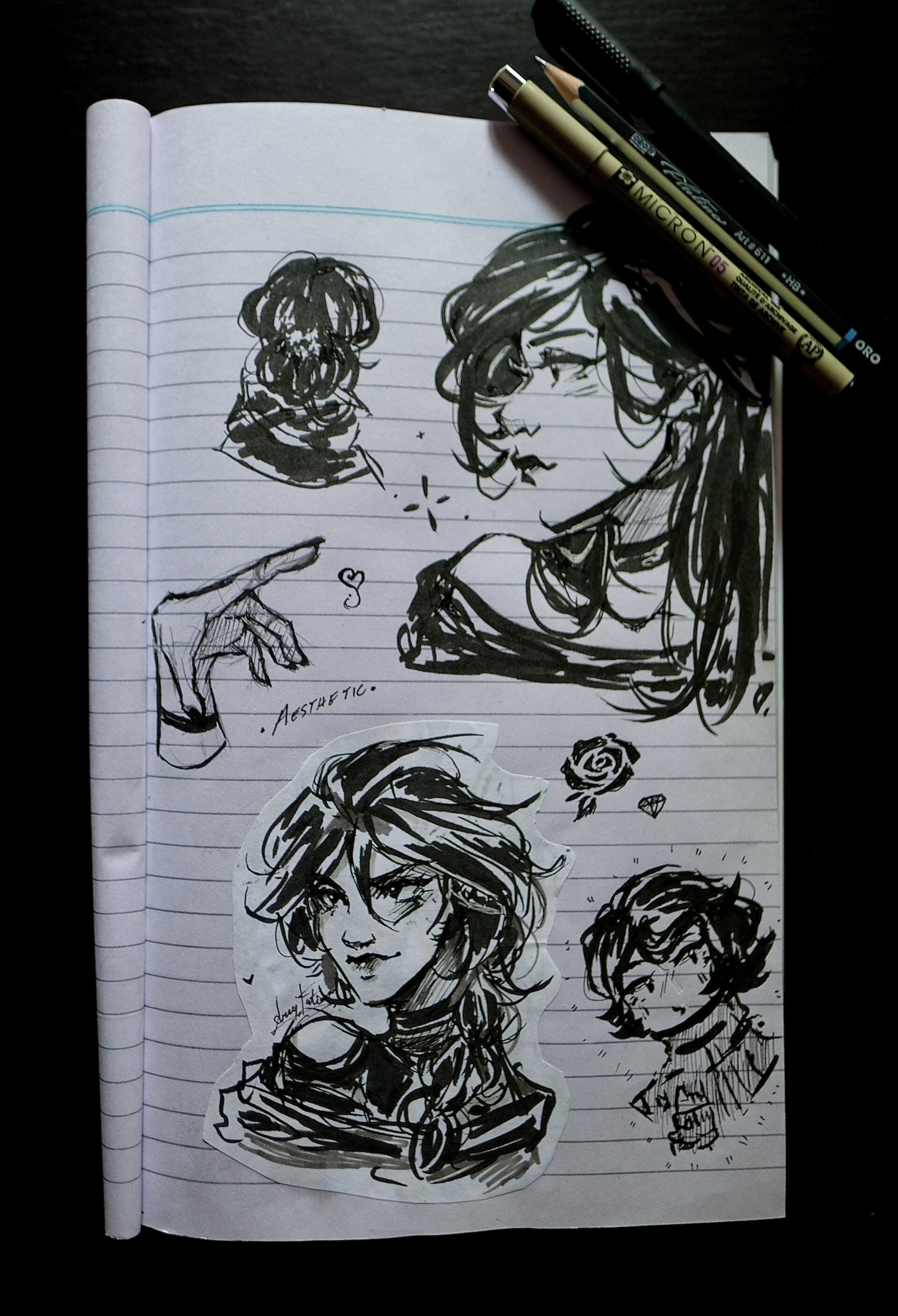 Easy Aesthetic Pen Art Drawing Fineliner Drawing Pen Set Of 12 Grabie®