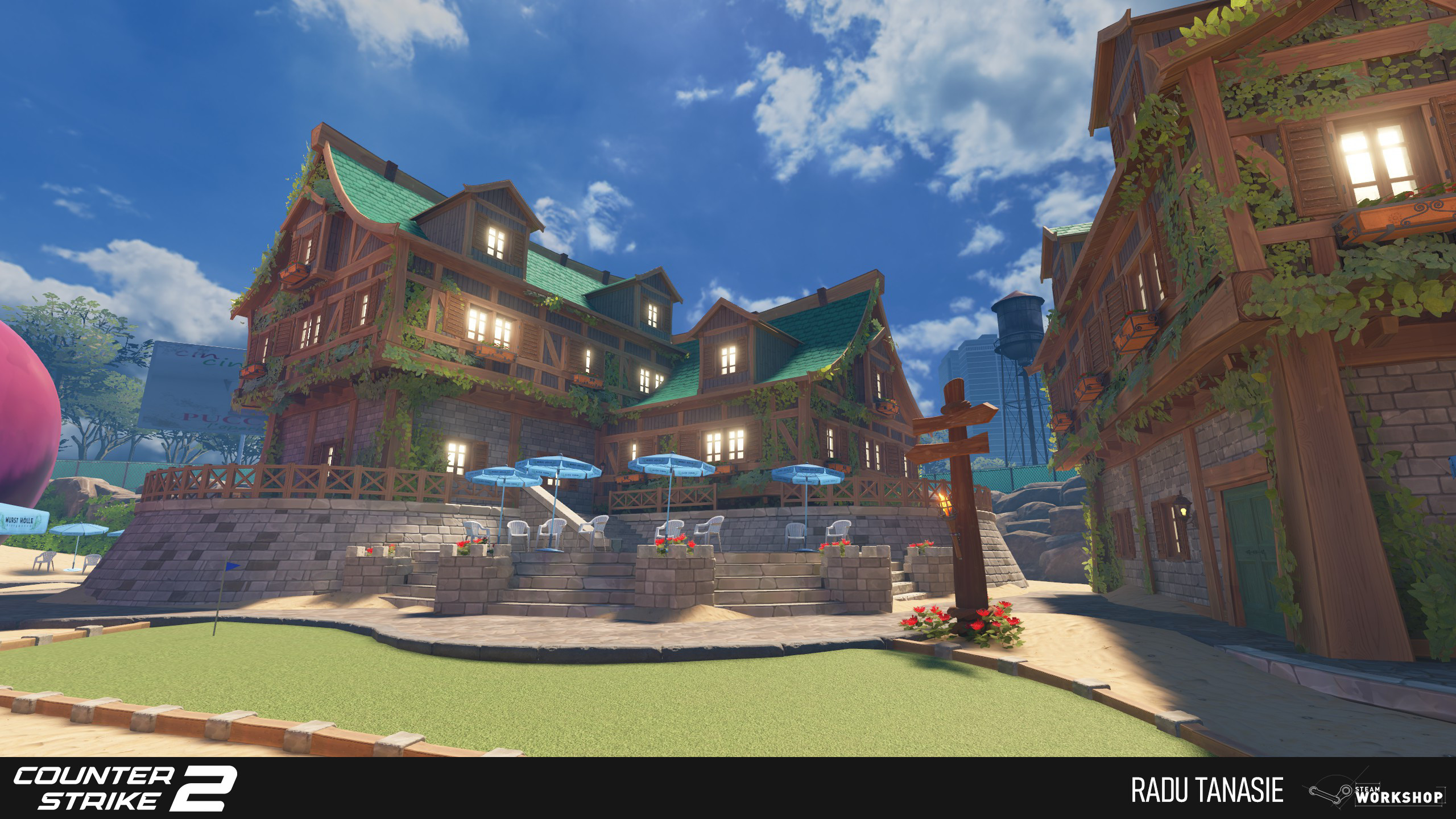 Another shot of the background area that I was responsible for.