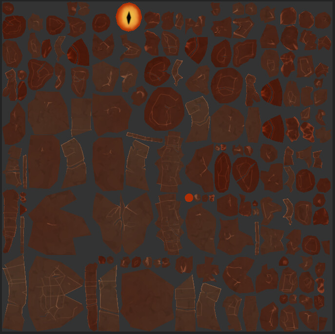 Golem UV map