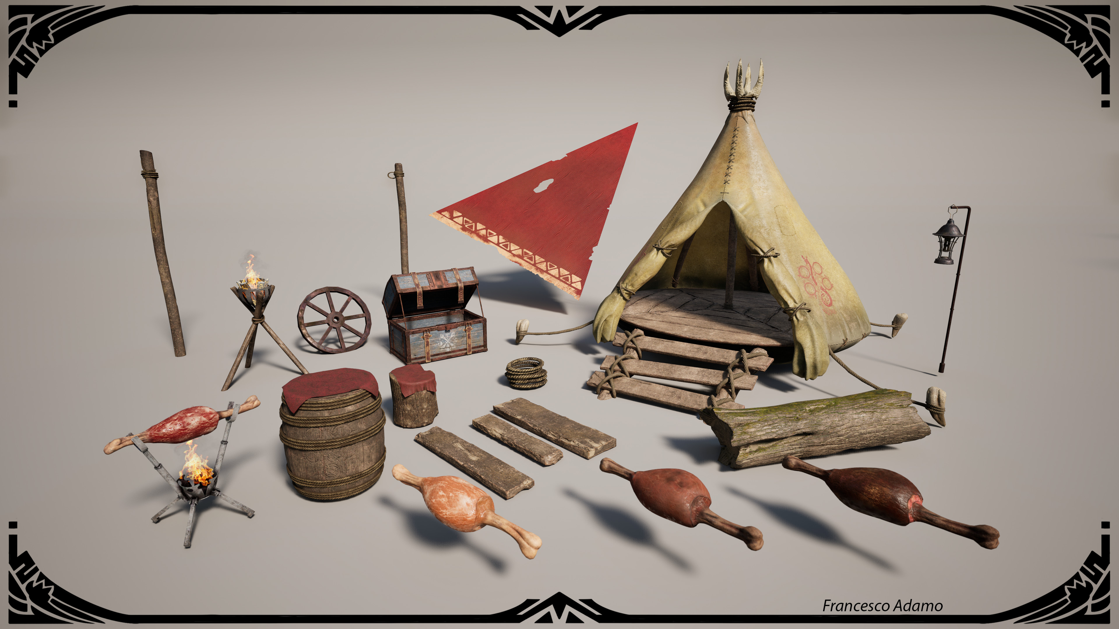 3D basecamp 3D models