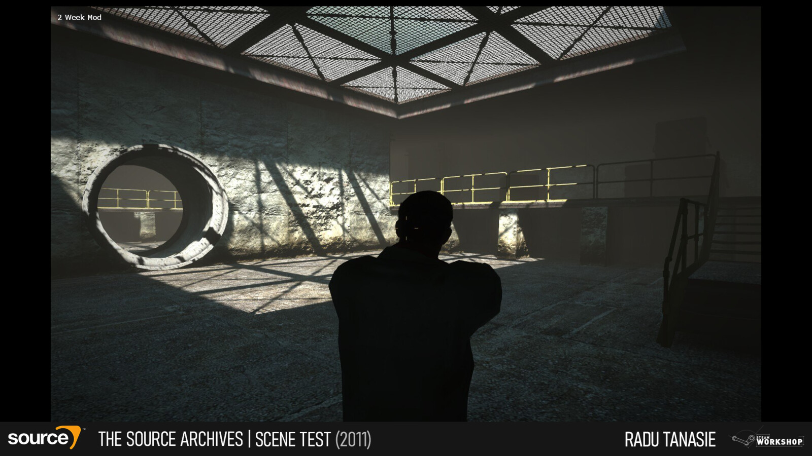 The mod was using the then recent deferrend lighting from Alien Swarm.
