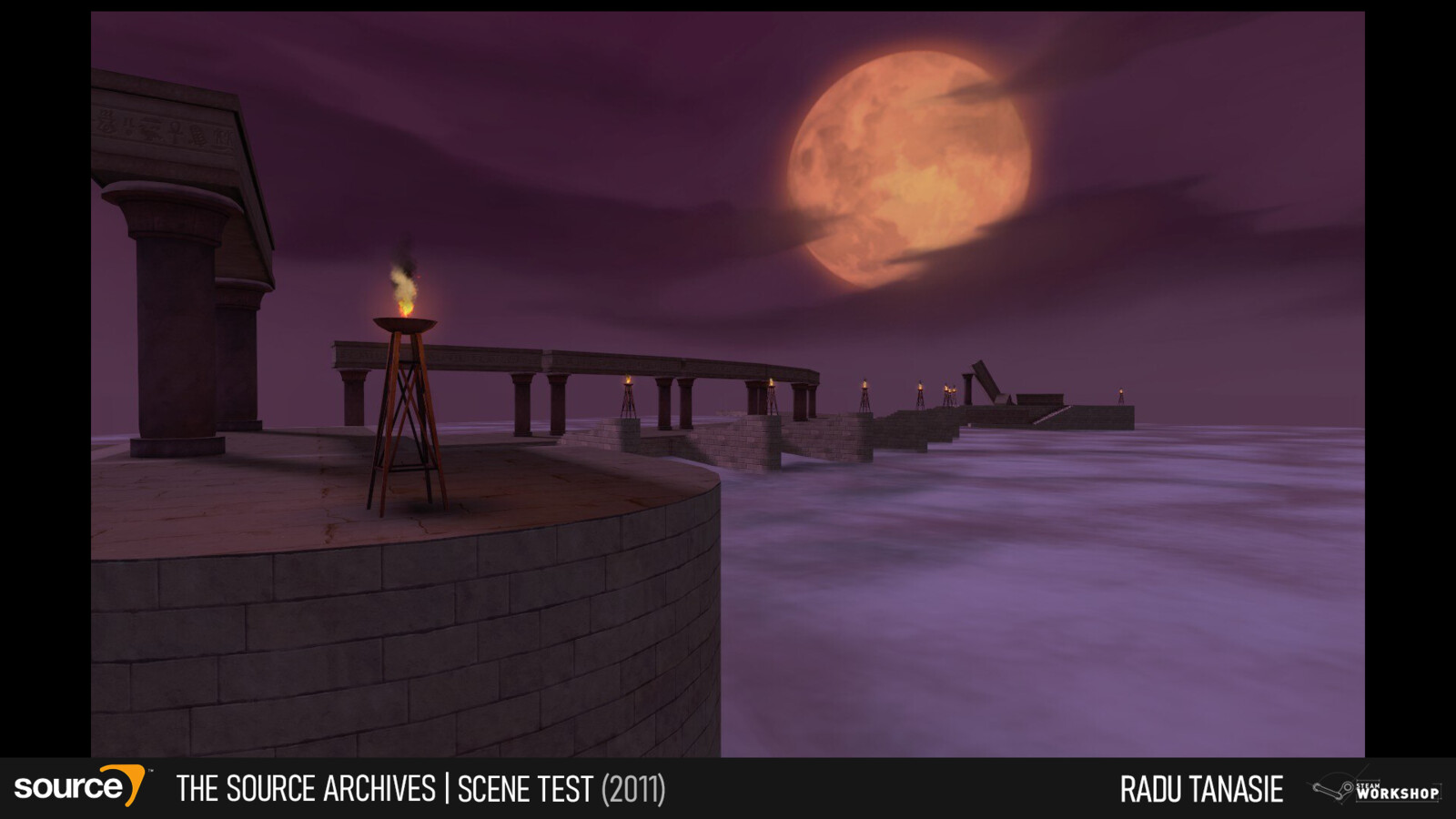 Scene test for a Team Fortress 2 map.