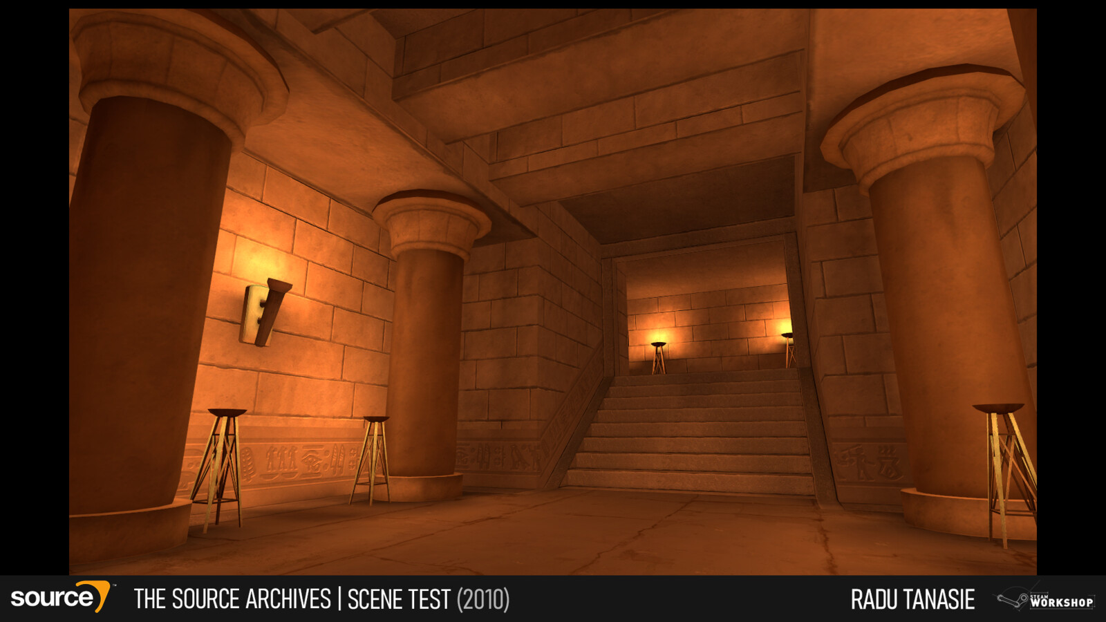 Scene test for a Team Fortress 2 map.