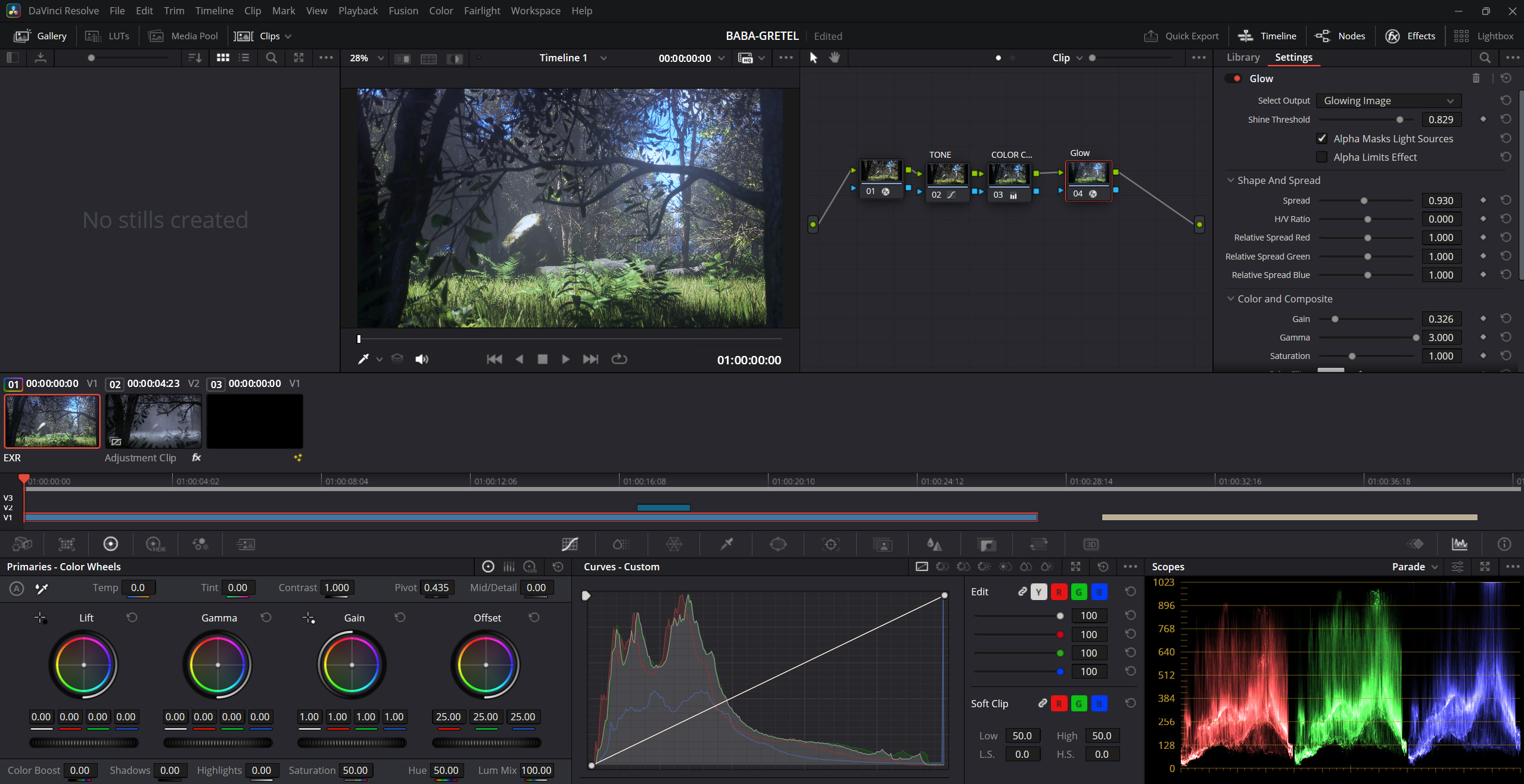 Last but not least, I made video Editing, color grading and post processing with Davinci Resolve Studio