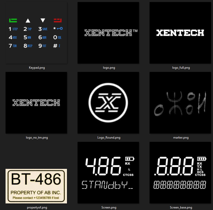 Decals used while Texturing