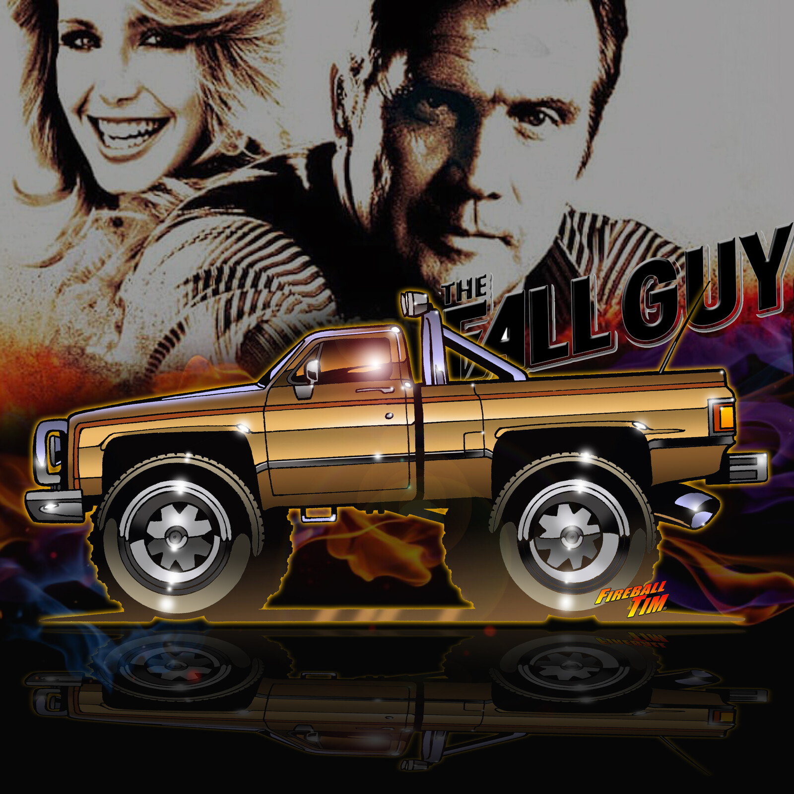 The Fall Guy Truck Art
