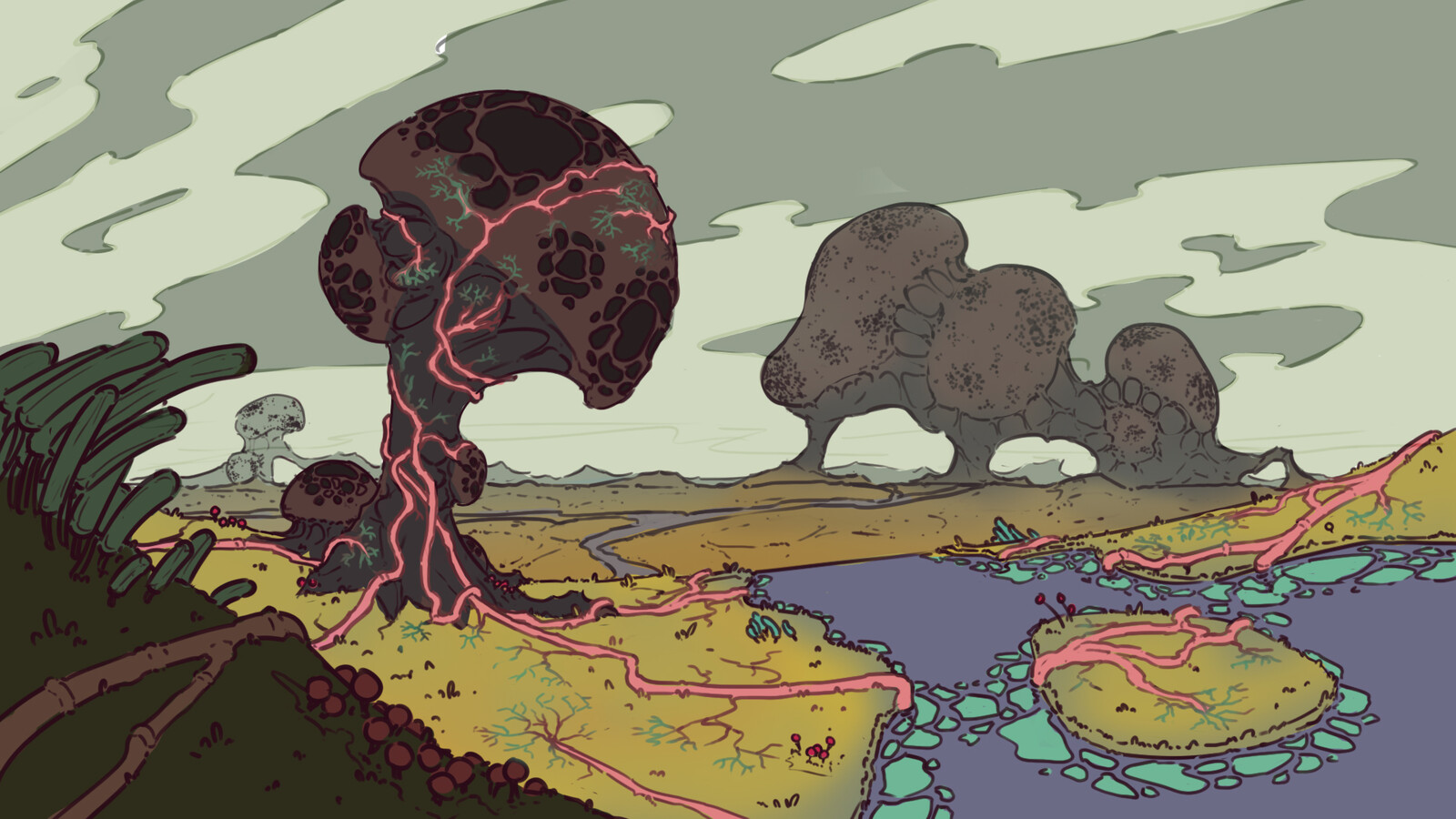 Alien Planet Bolnoig - Early Explorations