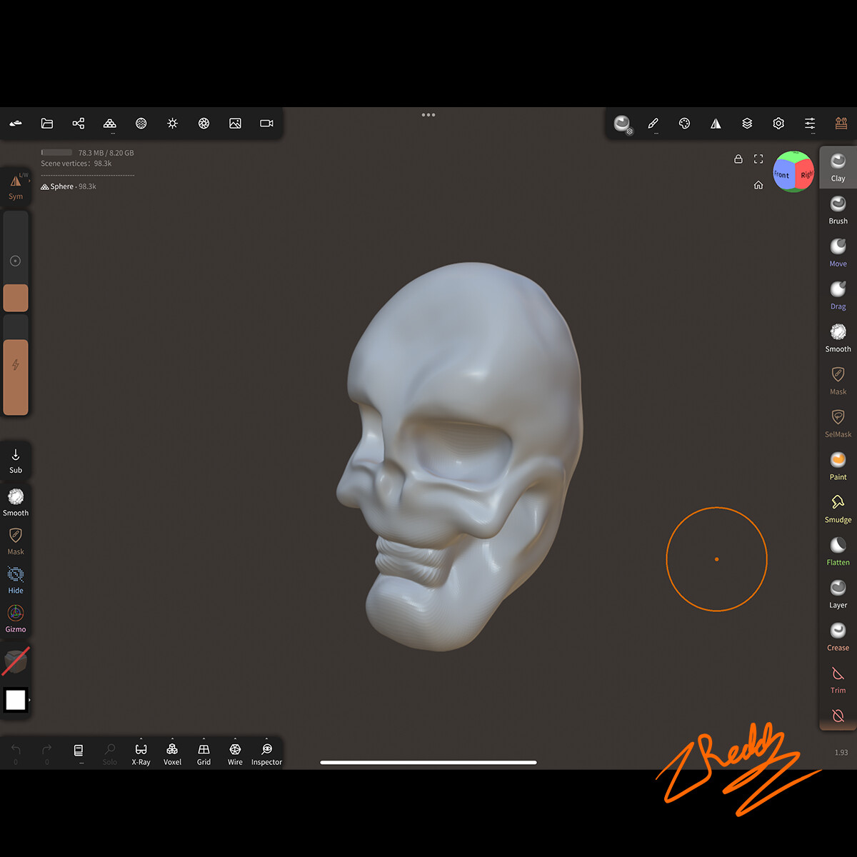 Nomad Sculpt 3/4 view