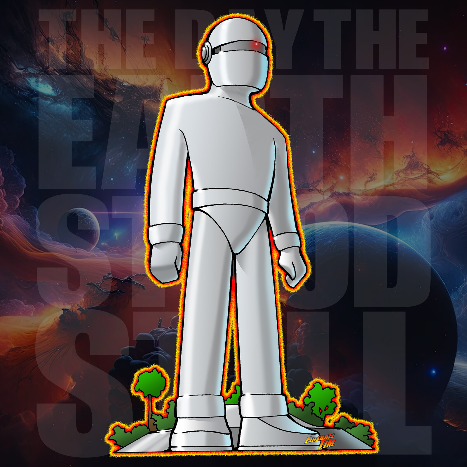 Gort Art from The Day the Earth Stood Still