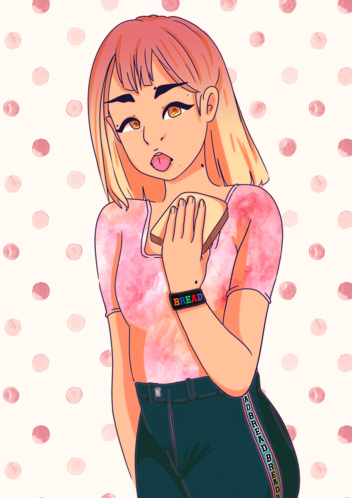 peach bread