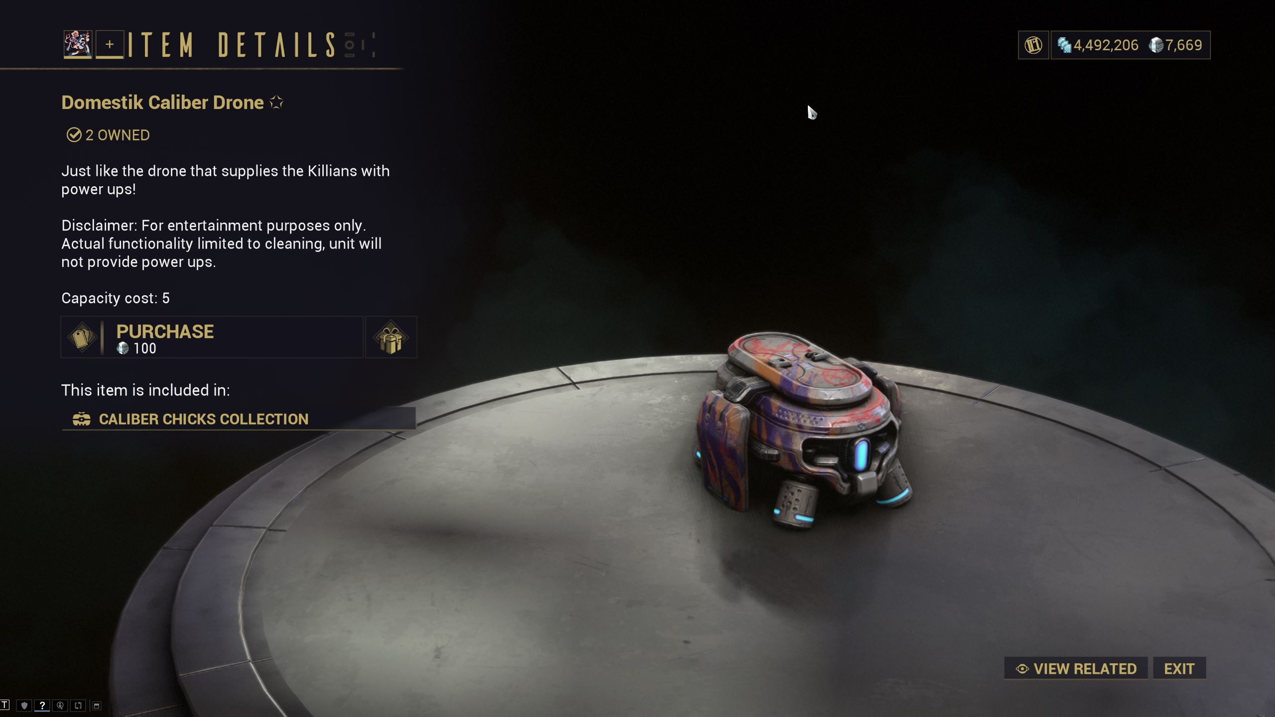 In-Game Screenshot - Domestik Caliver Drone
