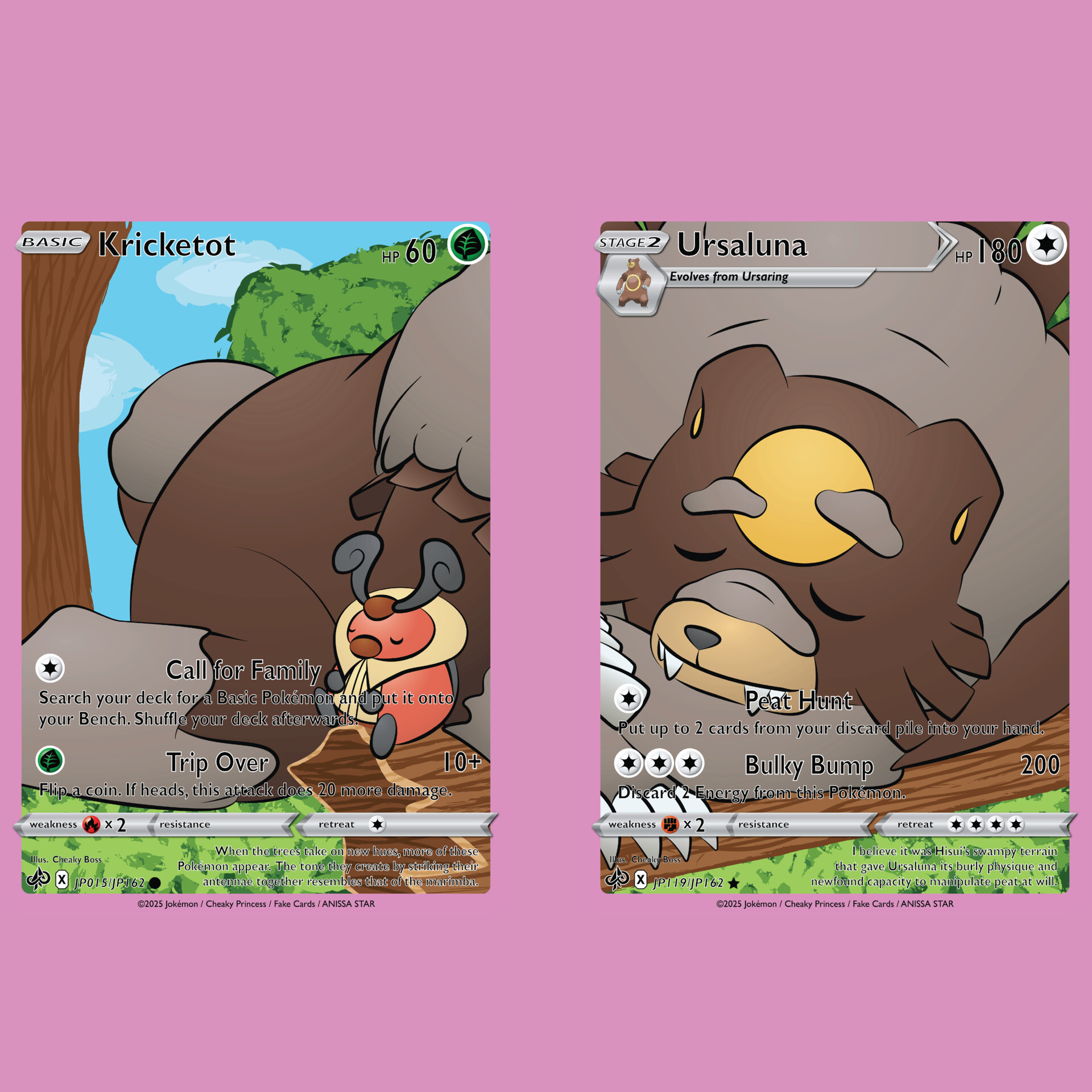 ArtStation Kricketot🪳🎼 Fan art Pokémon card design