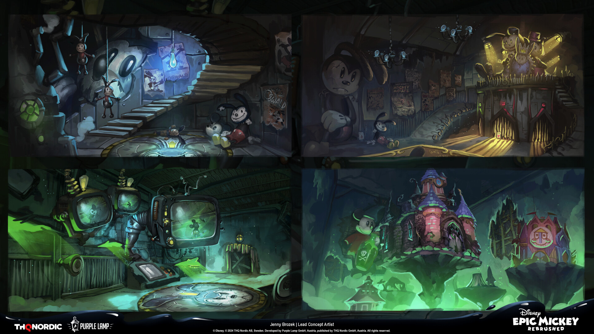 ArtStation - Disney Epic Mickey: Rebrushed - Concepts Part 04