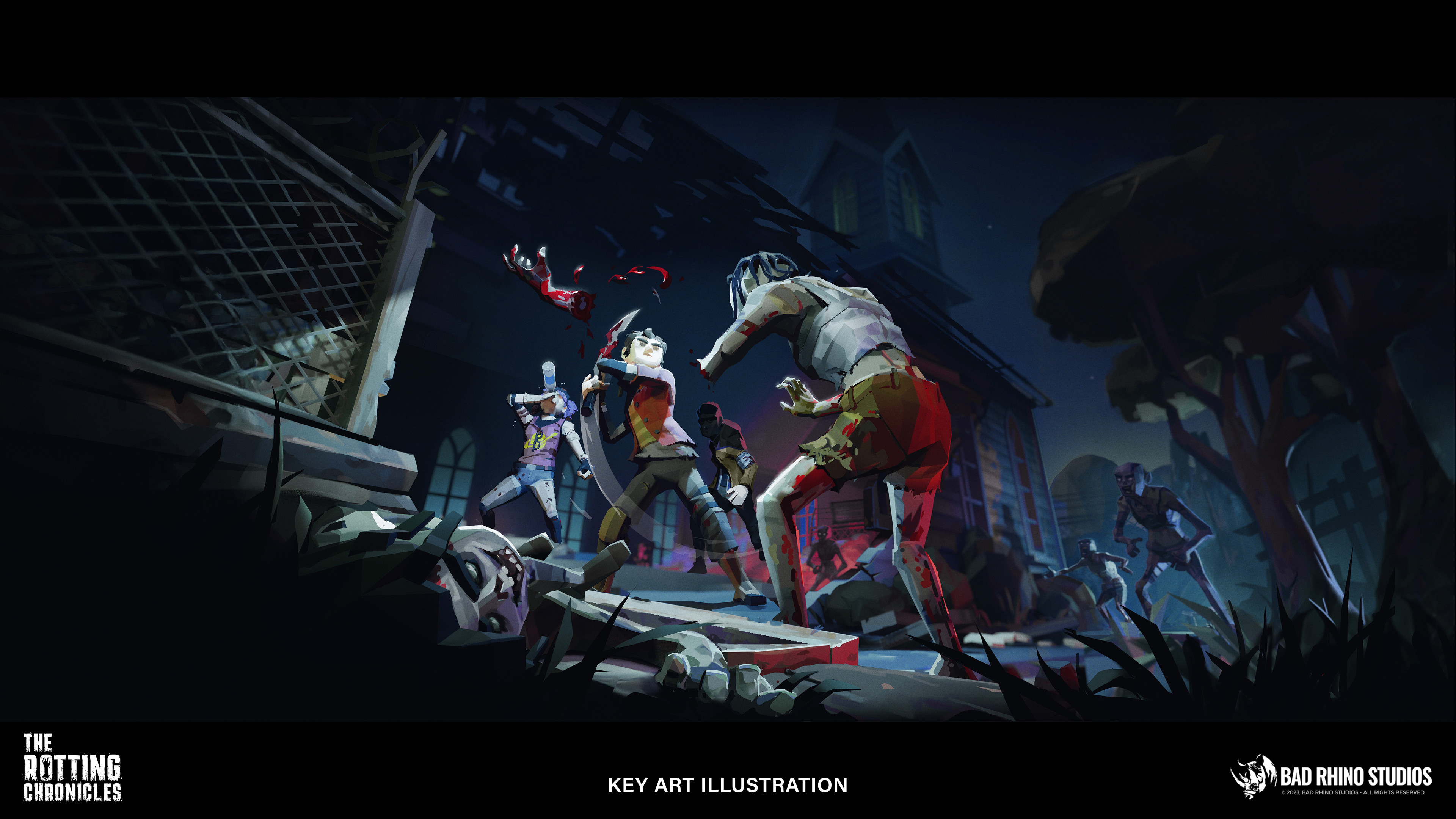 Key Art illustration done for The Rotting Chronicles Demo on Steam