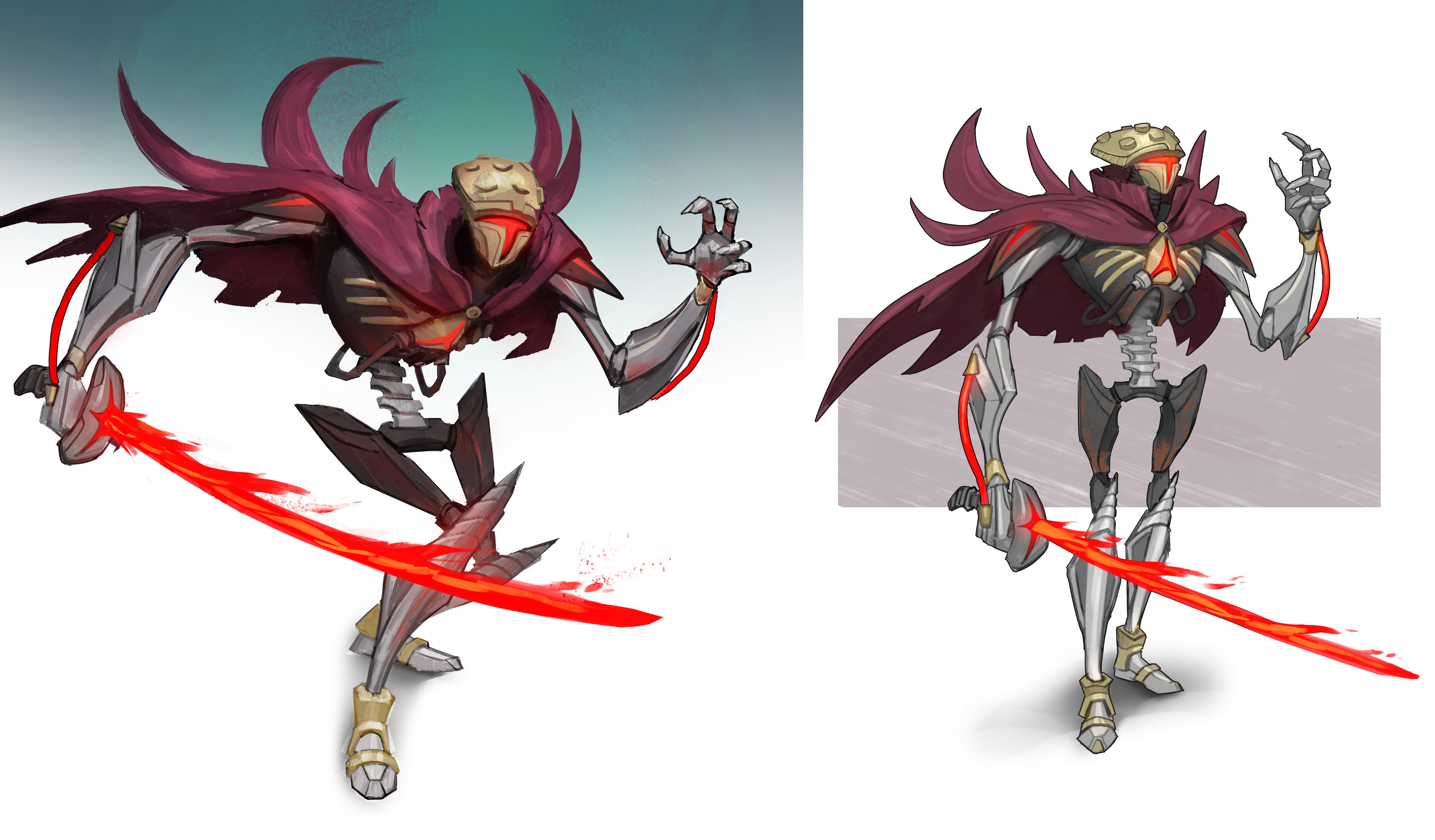 The Red Drop. The principal antagonist. A corrupted Dewdrop who walks the earth in an exosuit of reclaimed Ancient technology. 