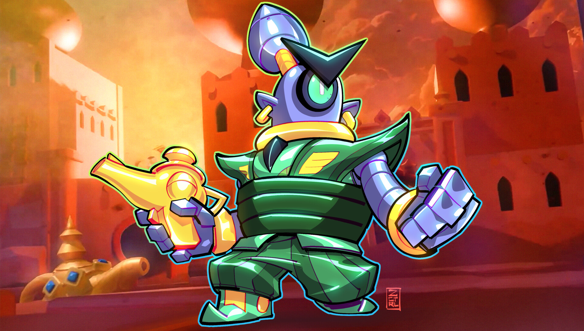 ArtStation - Guard Rico - Youtube Thumbnail Commission