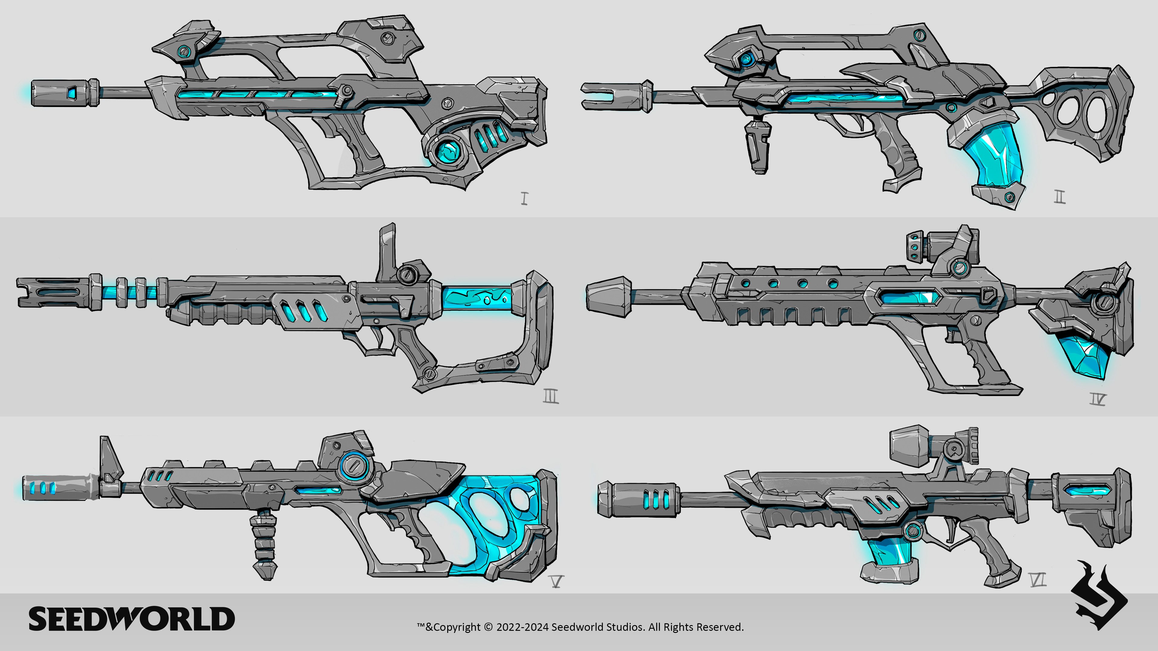 Assault rifle burst sketches
