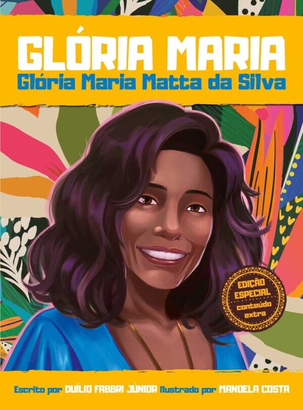 Glória Maria - Biografia ilustrada, Editora Mostarda, 2024