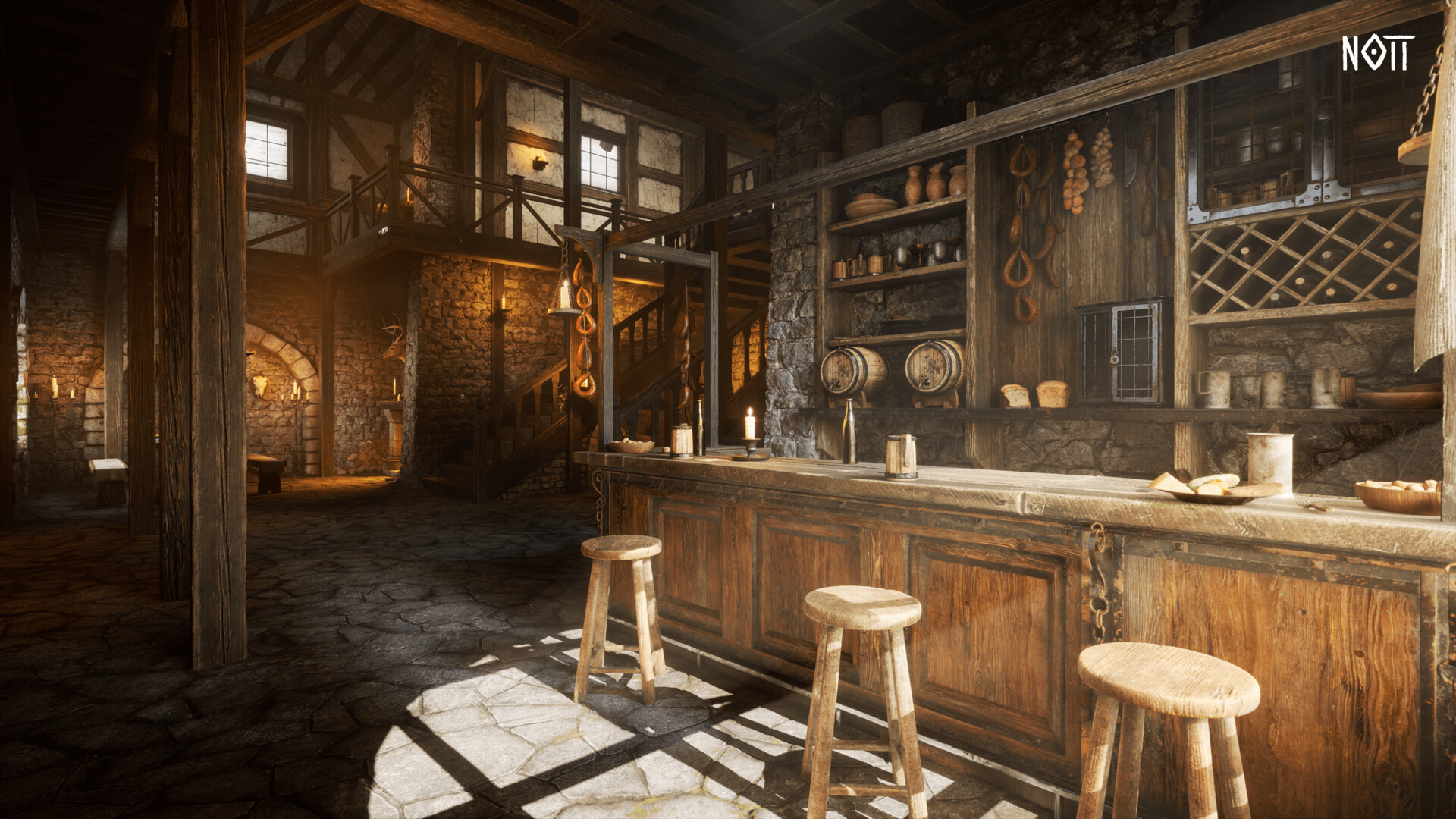 ArtStation - Medieval Tavern & Inn Environment